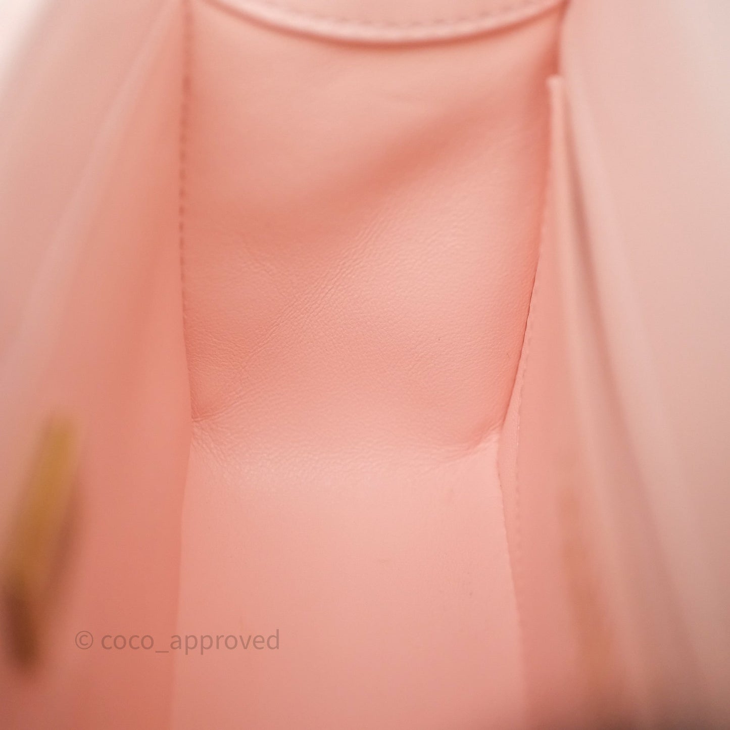 Chanel Quilted Mini Perfect Fit Adjustable Pink Calfskin Gold Hardware