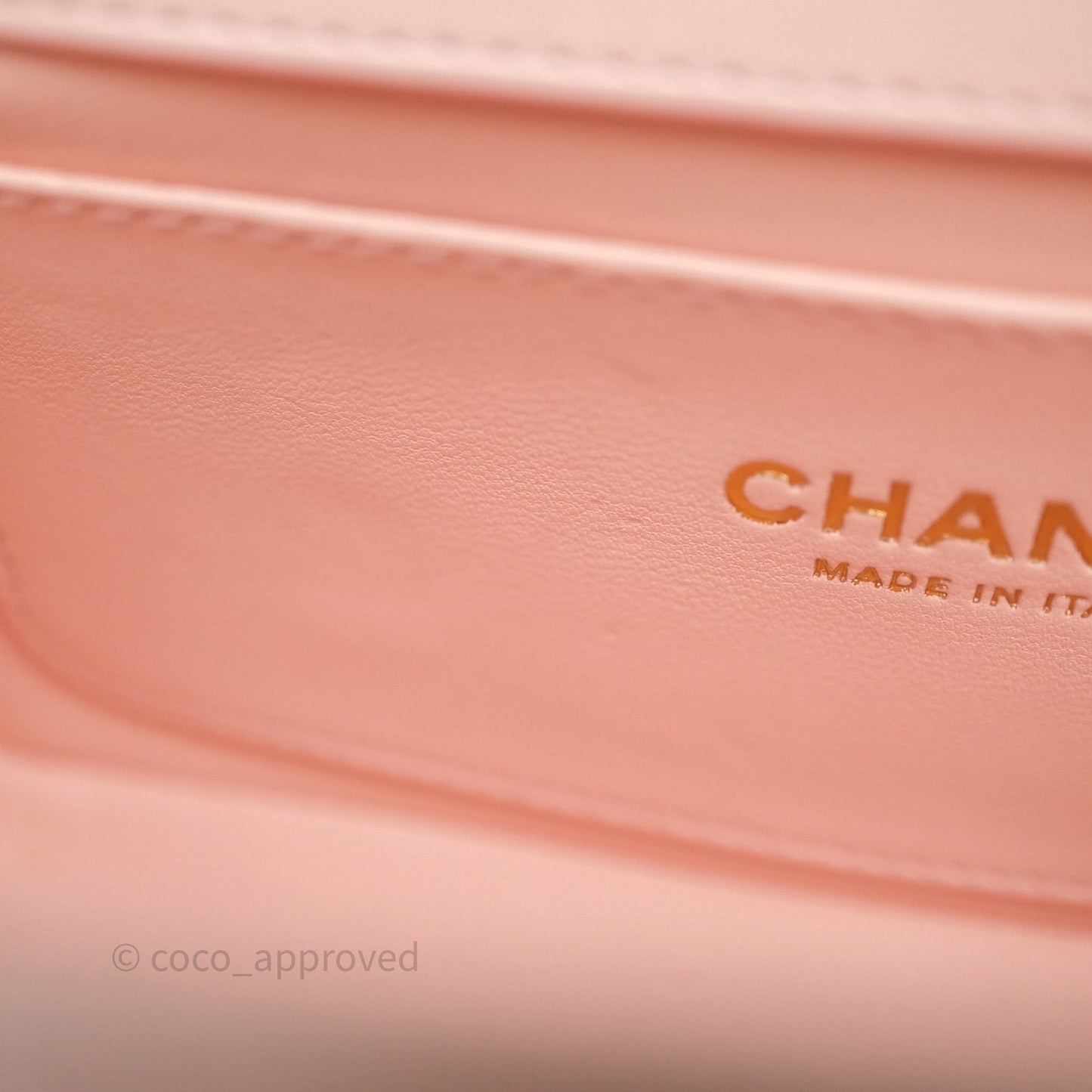 Chanel Quilted Mini Perfect Fit Adjustable Pink Calfskin Gold Hardware