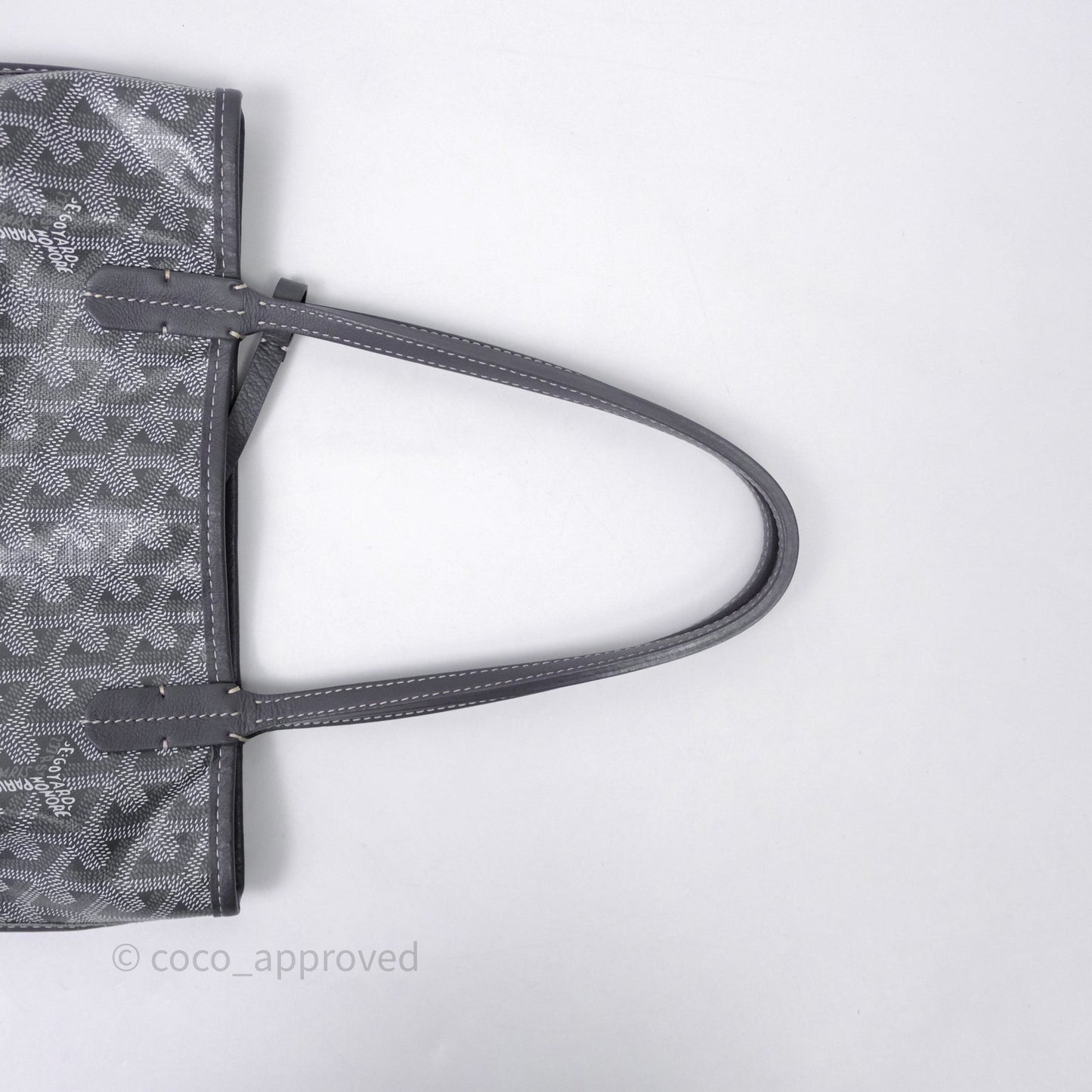 Goyard Anjou Mini Bag Goyardine Canvas Grey