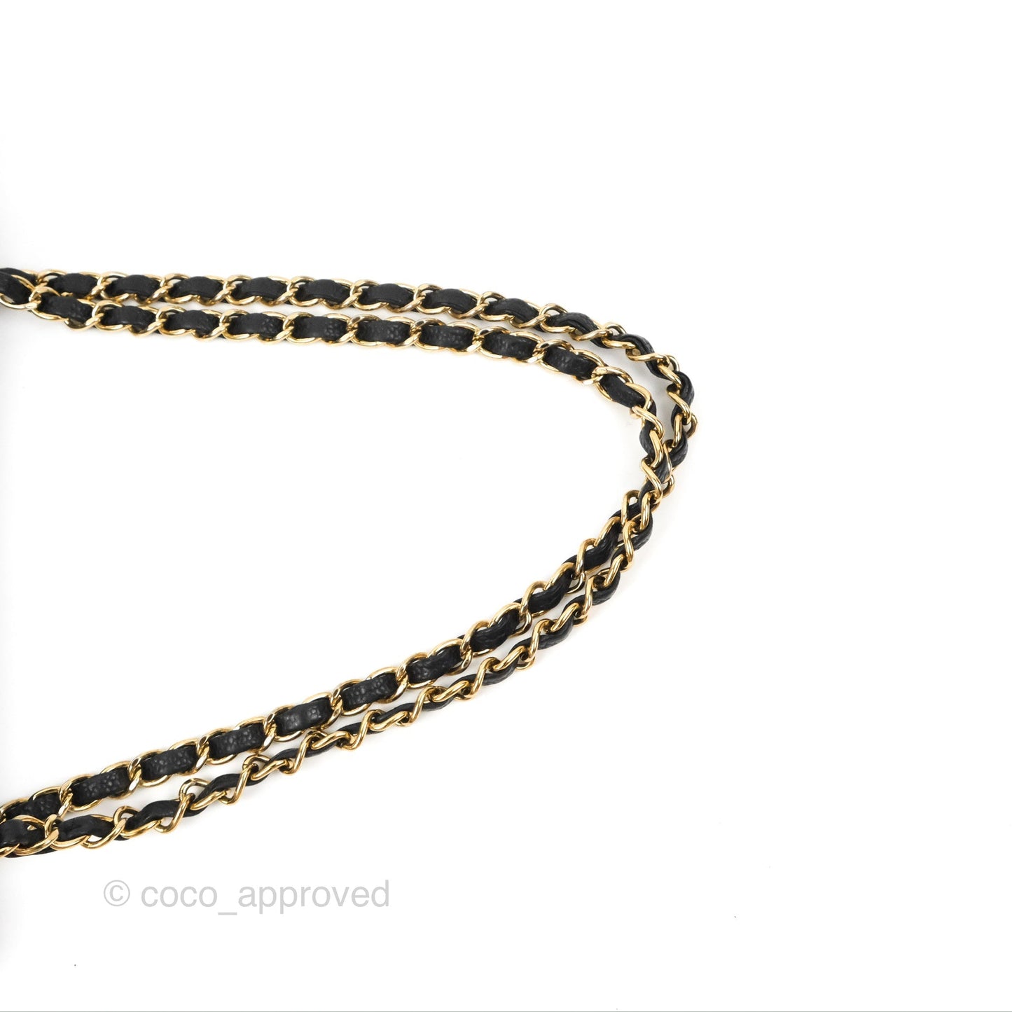 Chanel Classic M/L Medium Flap Quilted Black Caviar Gold Hardware