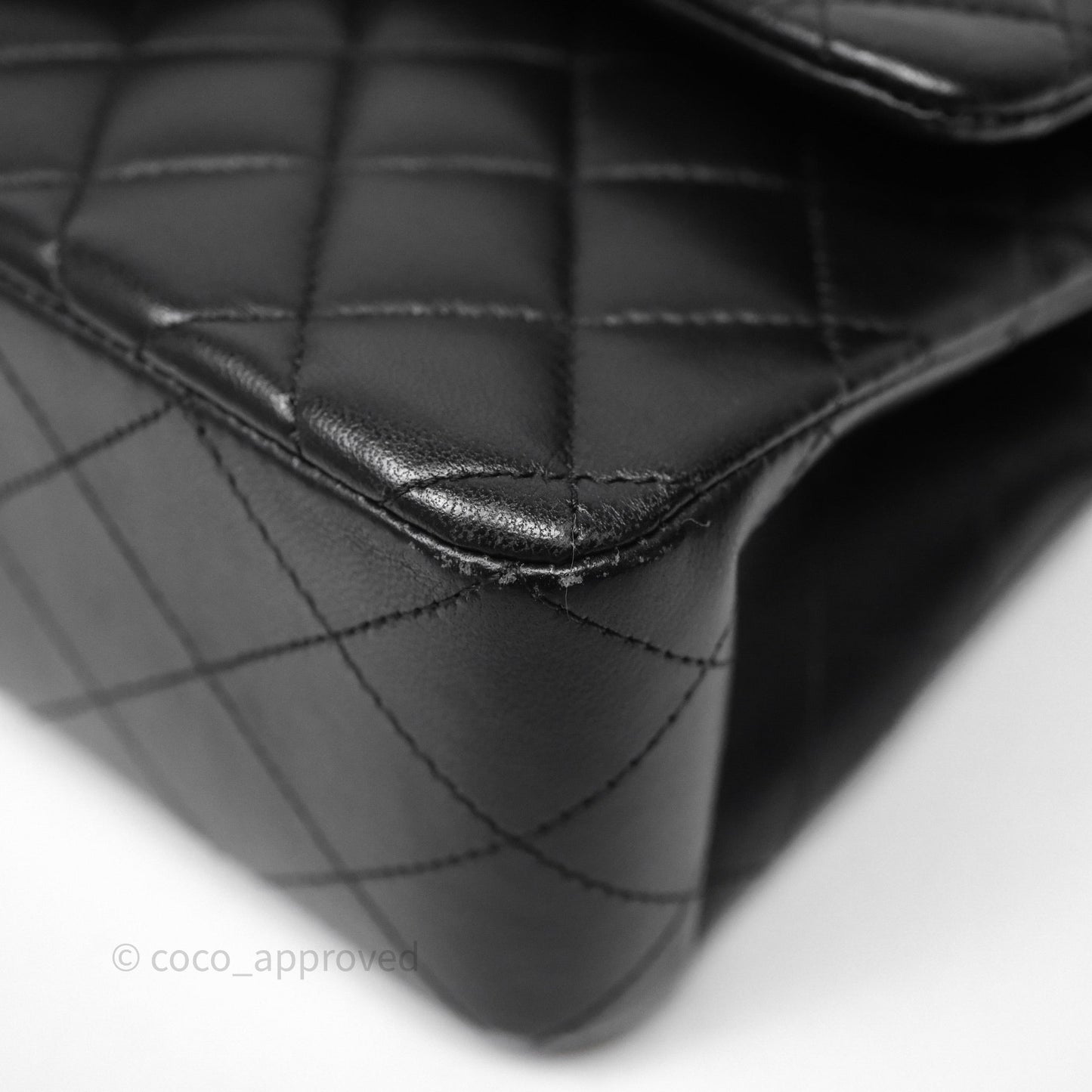Chanel Small Classic Flap Quilted Black Lambskin Gold Hardware