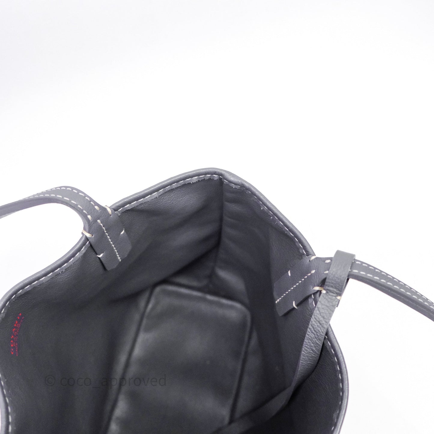 Goyard Anjou Mini Bag Goyardine Canvas Grey