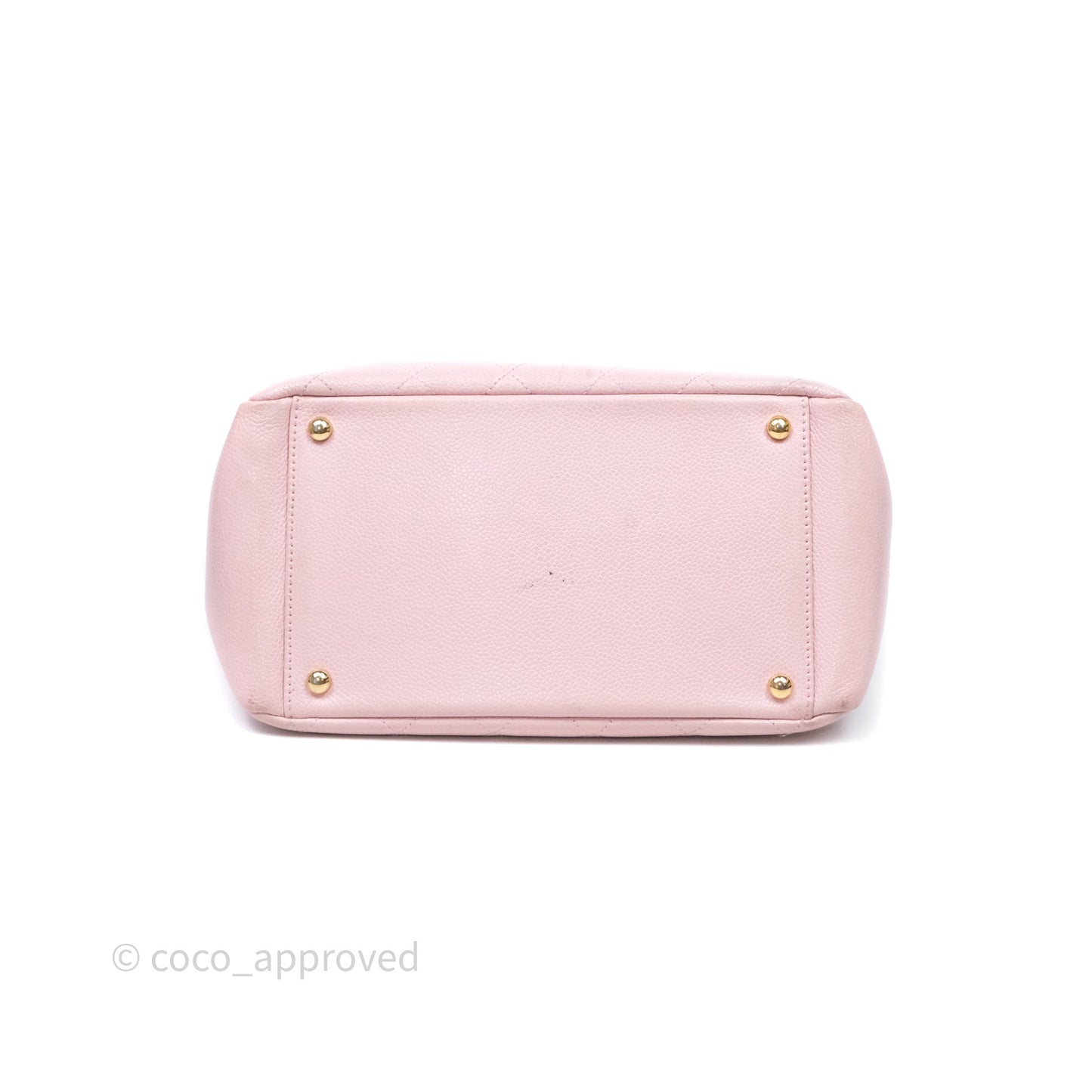Chanel PTT Petite Timeless Shopping Tote Bag Pink Caviar Gold Hardware
