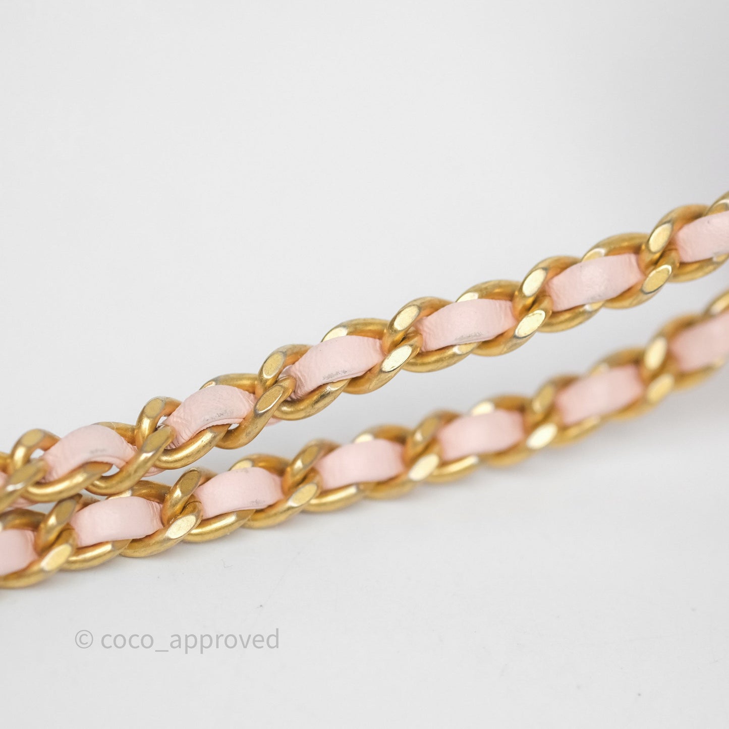 Chanel Quilted Mini Perfect Fit Adjustable Pink Calfskin Gold Hardware