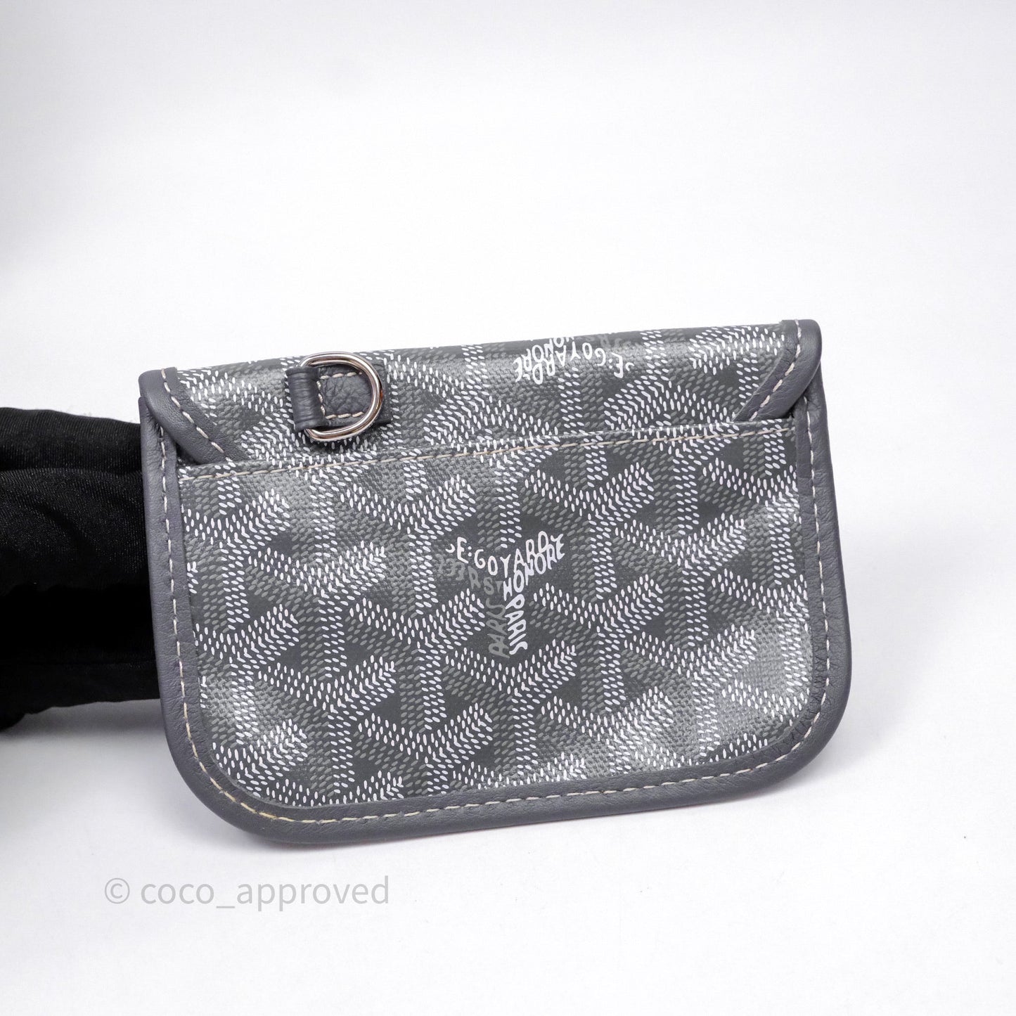 Goyard Anjou Mini Bag Goyardine Canvas Grey