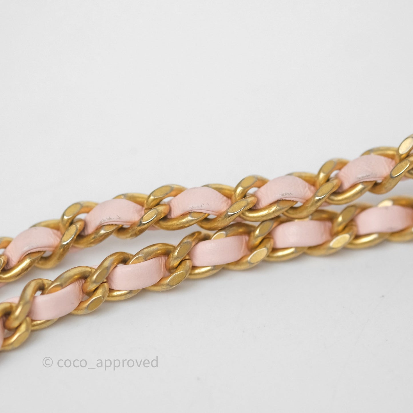 Chanel Quilted Mini Perfect Fit Adjustable Pink Calfskin Gold Hardware
