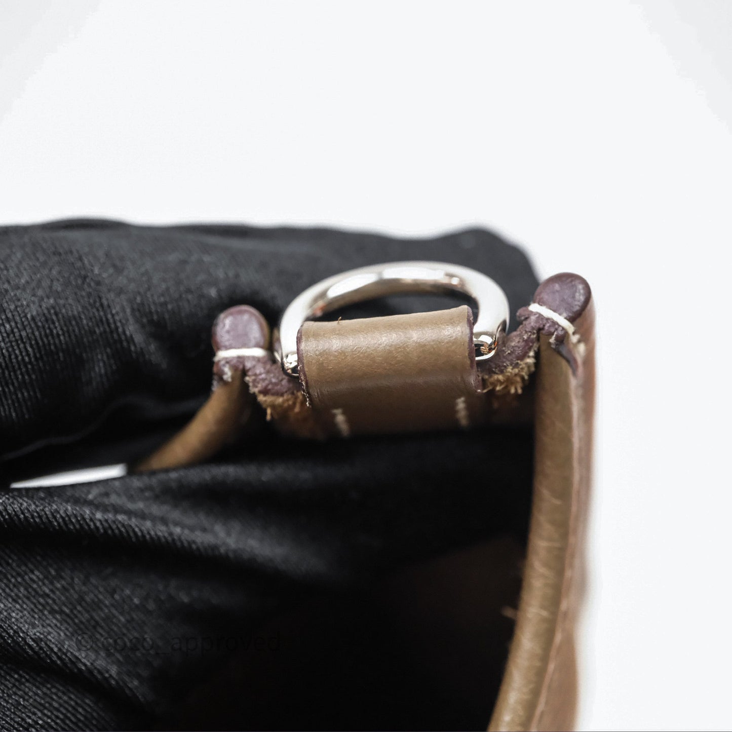 Hermès Mini Evelyne 16 Etoupe 18 Clemence Palladium Hardware with Bleu Indigo Strap