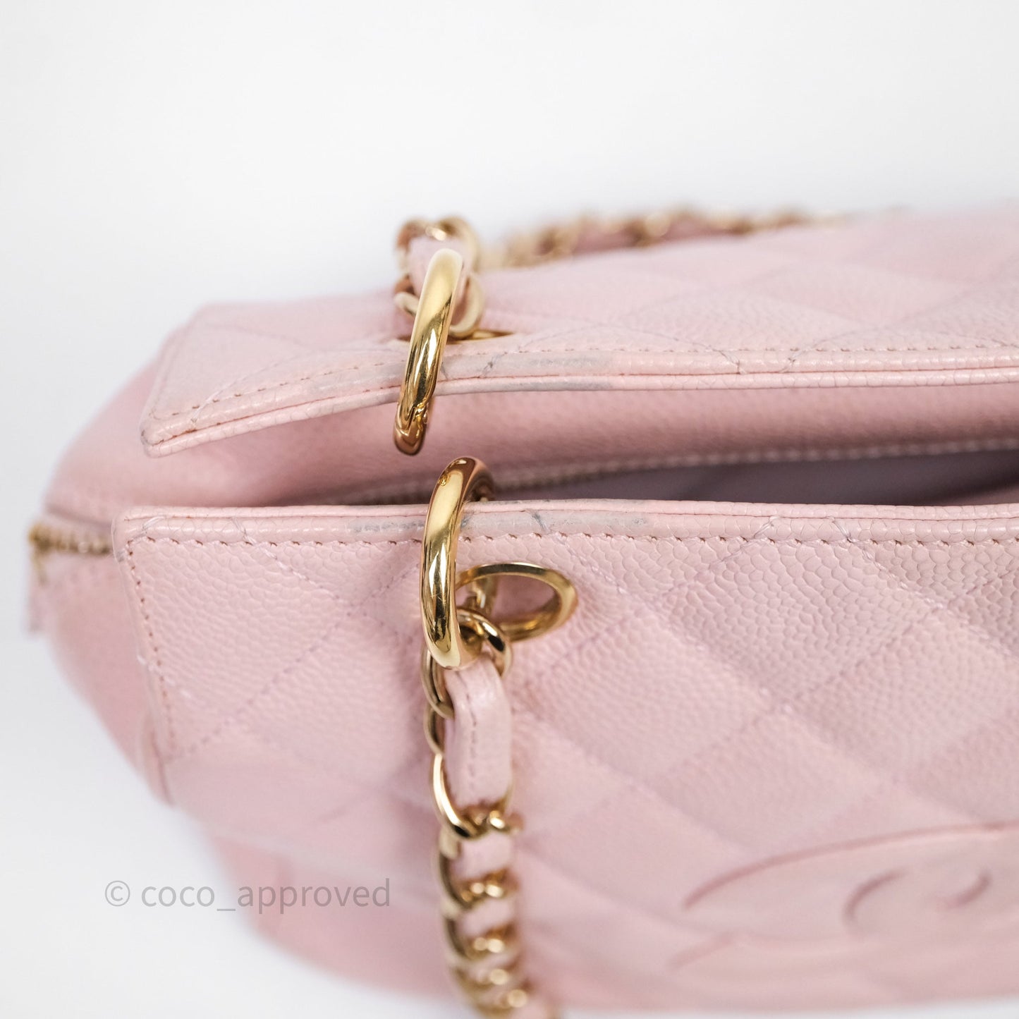 Chanel PTT Petite Timeless Shopping Tote Bag Pink Caviar Gold Hardware