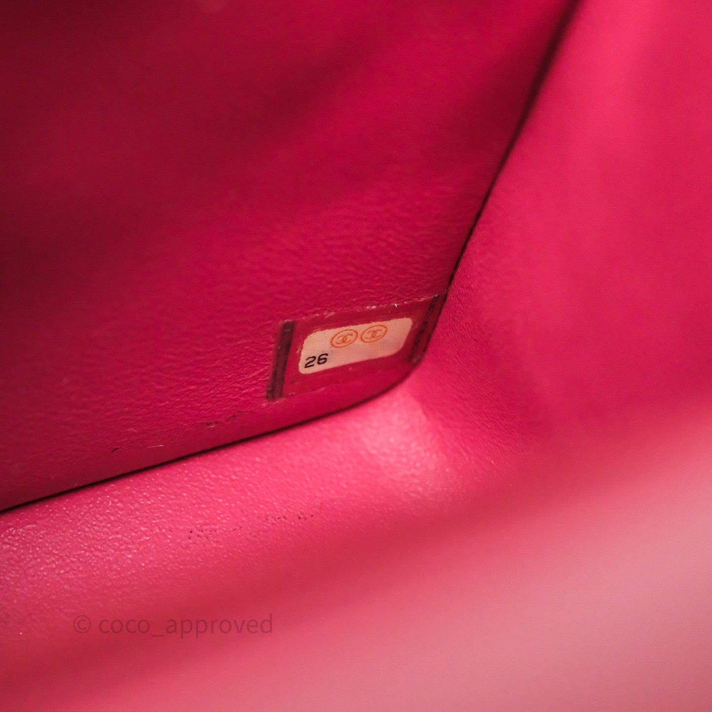 Chanel Quilted Mini Rectangular Dark Pink Lambskin Silver Hardware