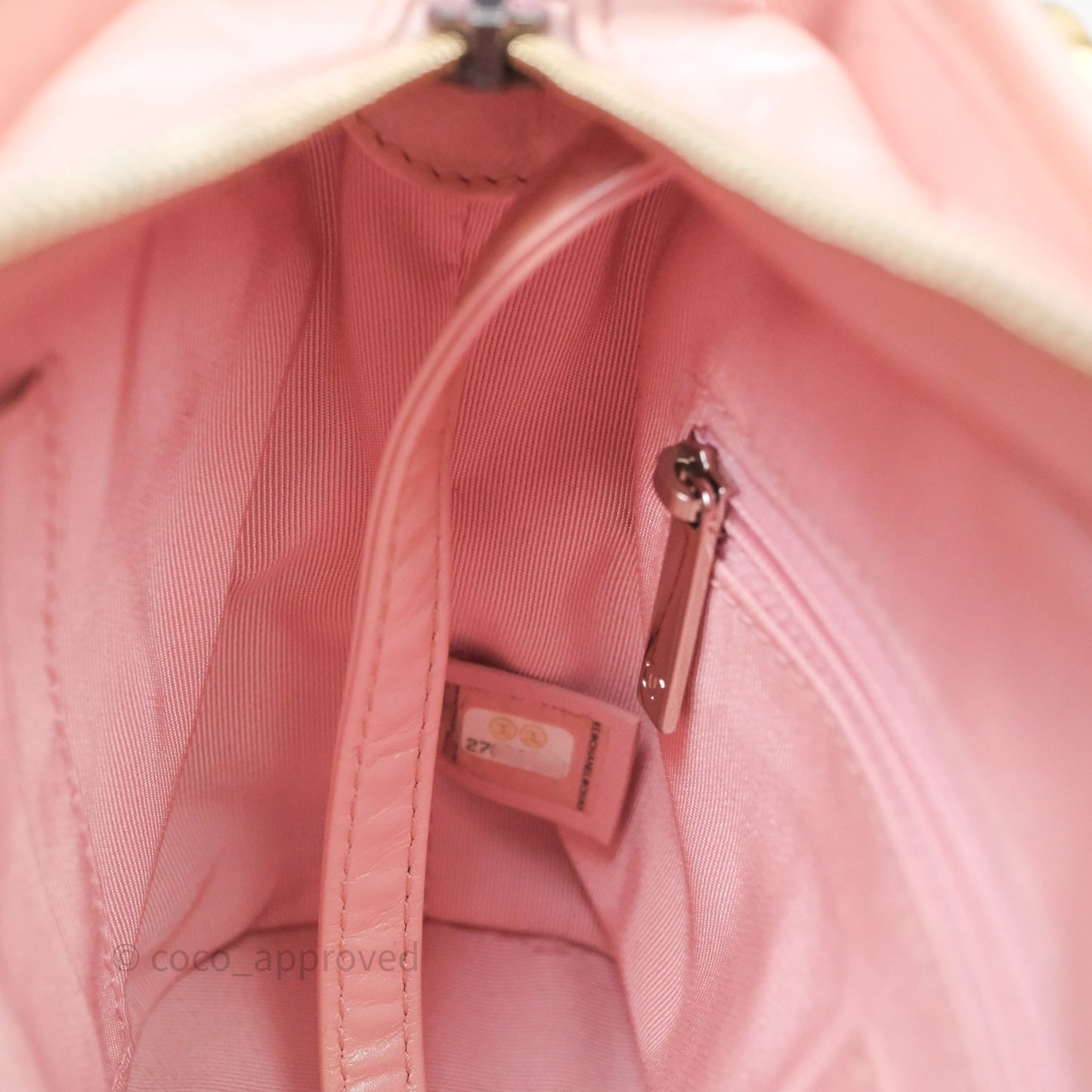 Chanel Small Gabrielle Hobo Iridescent Pink Aged Calfskin Mixed Hardware