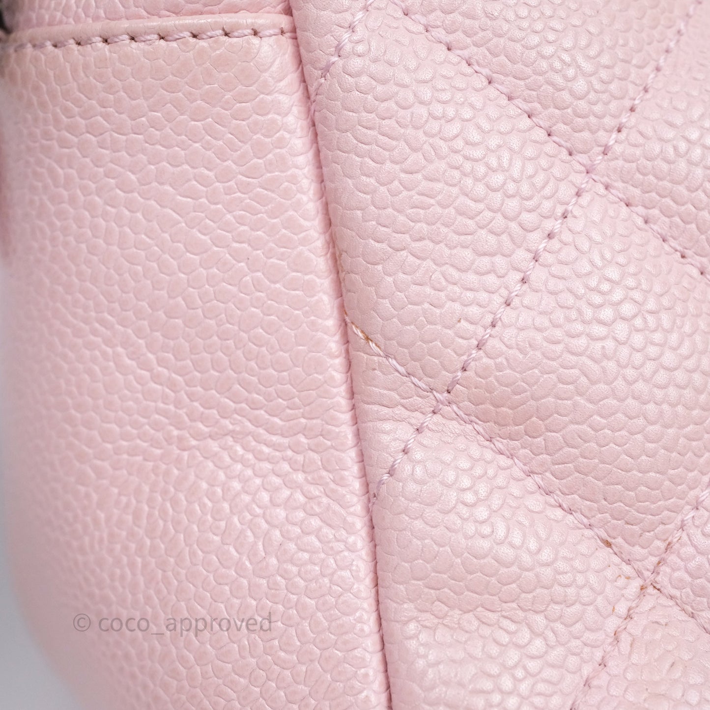 Chanel PTT Petite Timeless Shopping Tote Bag Pink Caviar Gold Hardware