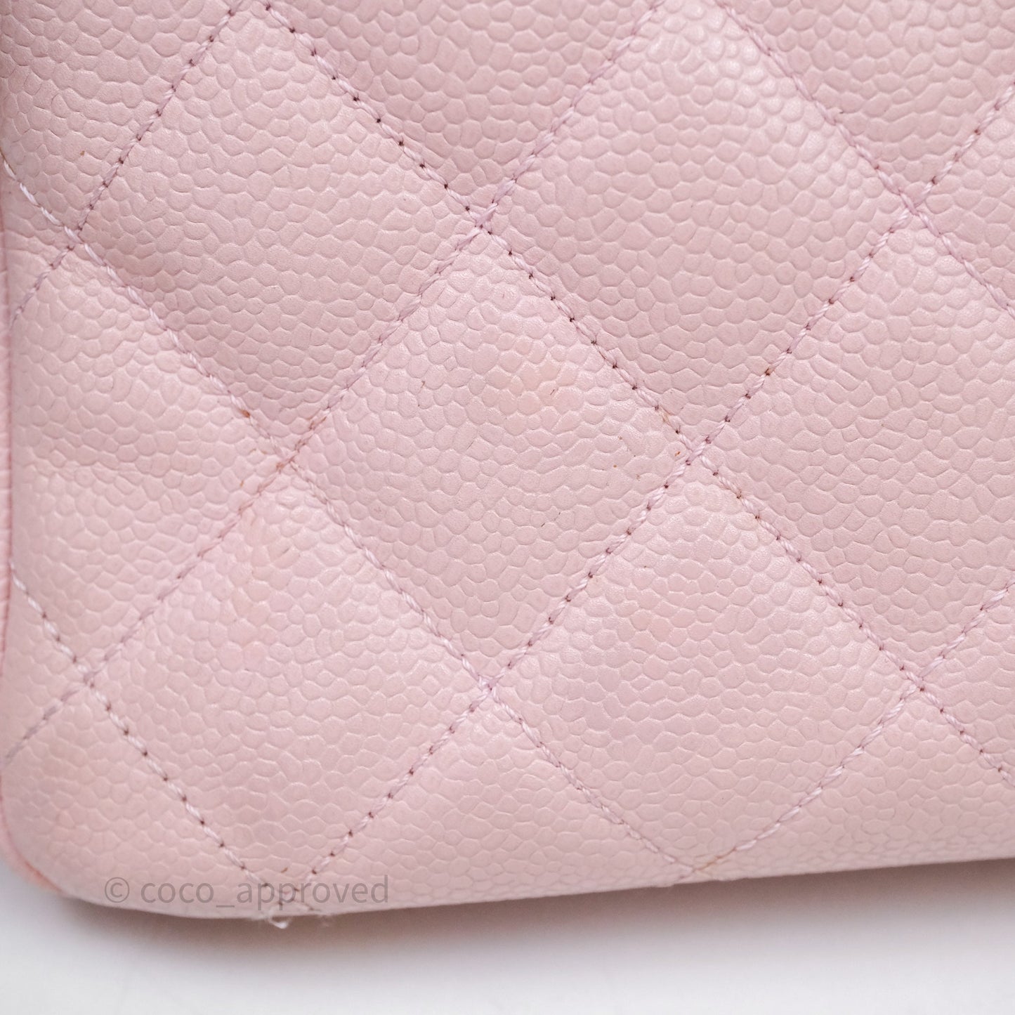 Chanel PTT Petite Timeless Shopping Tote Bag Pink Caviar Gold Hardware