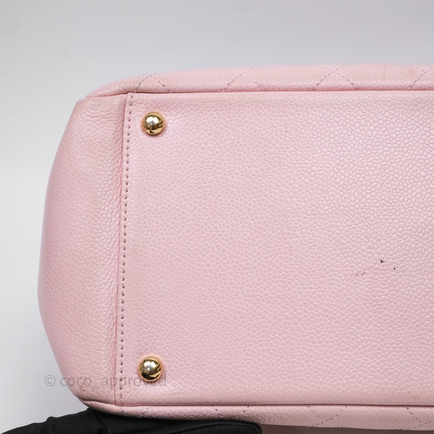 Chanel PTT Petite Timeless Shopping Tote Bag Pink Caviar Gold Hardware
