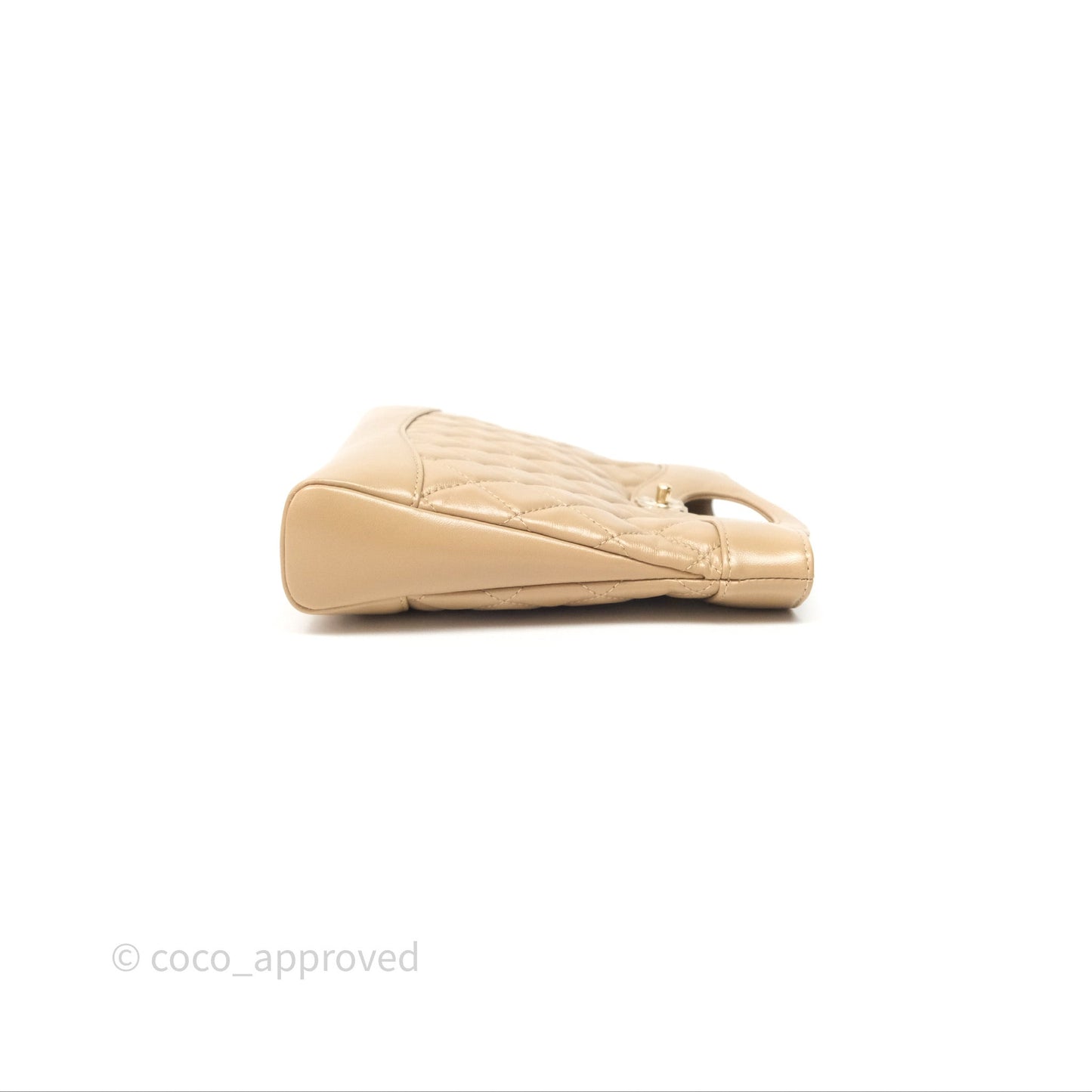 Chanel 31 Mini Beige Shiny Lambskin Gold Hardware
