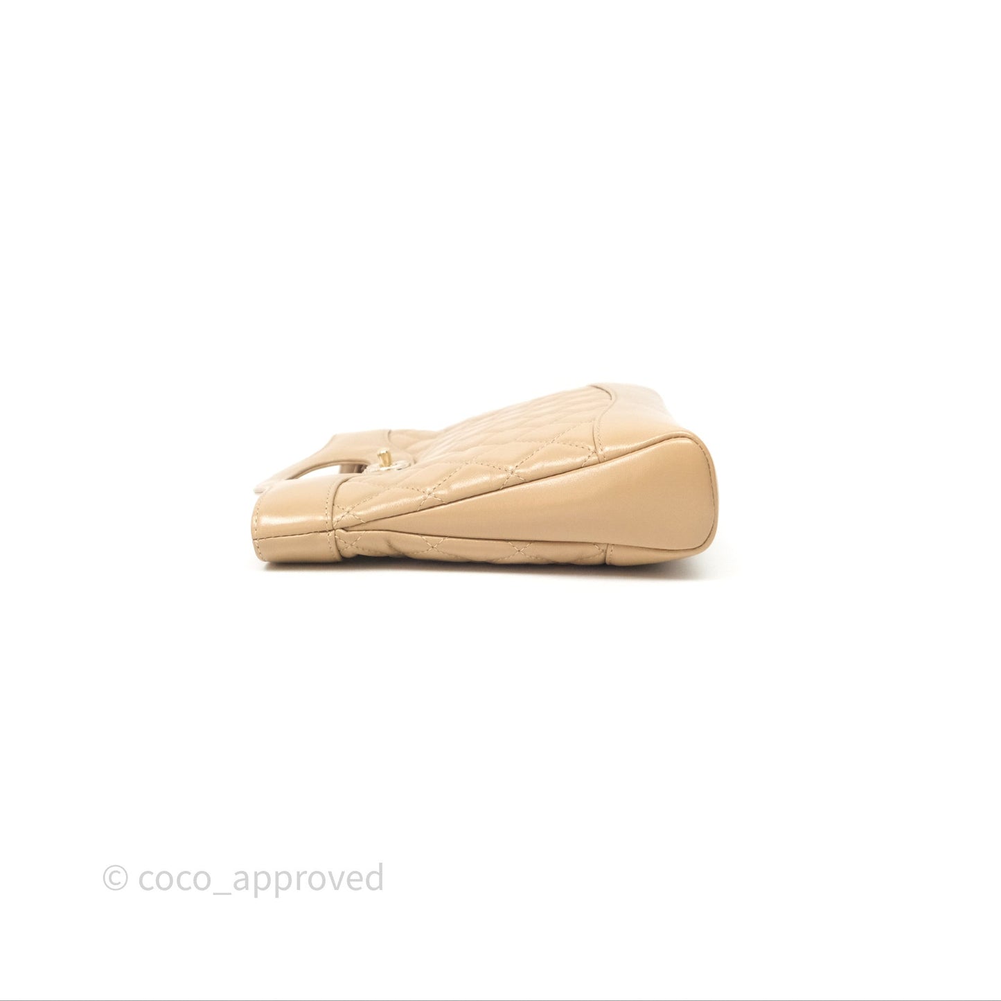 Chanel 31 Mini Beige Shiny Lambskin Gold Hardware