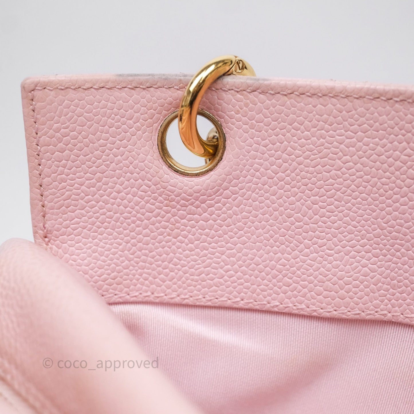 Chanel PTT Petite Timeless Shopping Tote Bag Pink Caviar Gold Hardware
