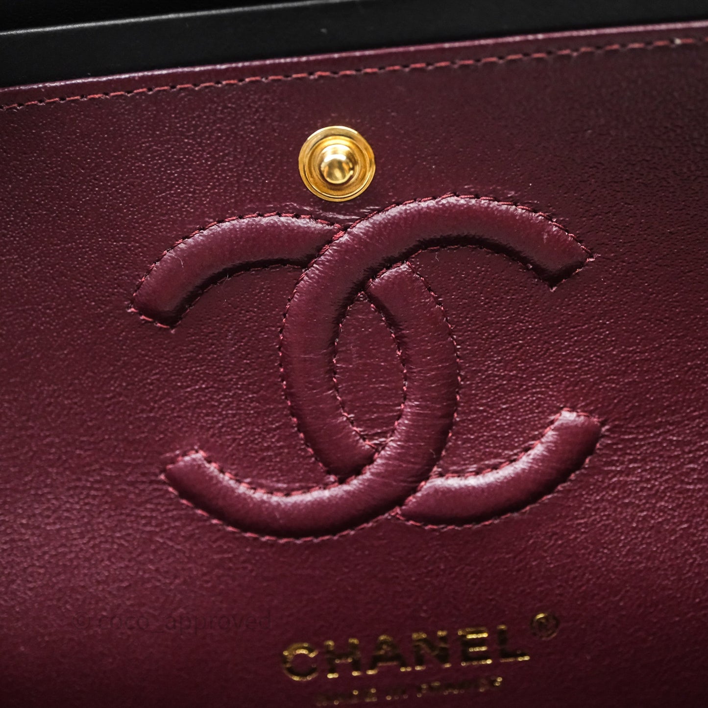 Chanel Small Classic Flap Quilted Black Lambskin Gold Hardware