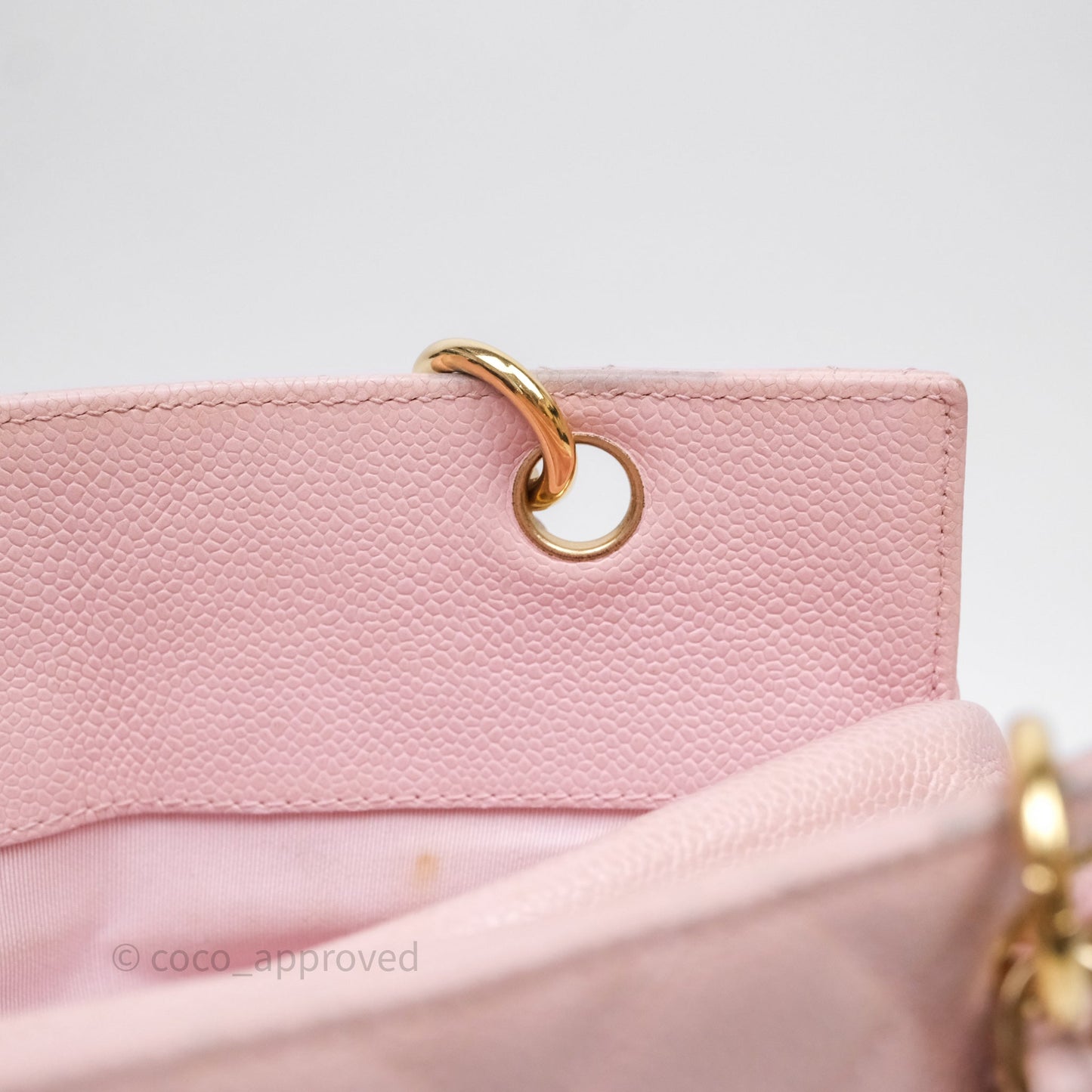 Chanel PTT Petite Timeless Shopping Tote Bag Pink Caviar Gold Hardware
