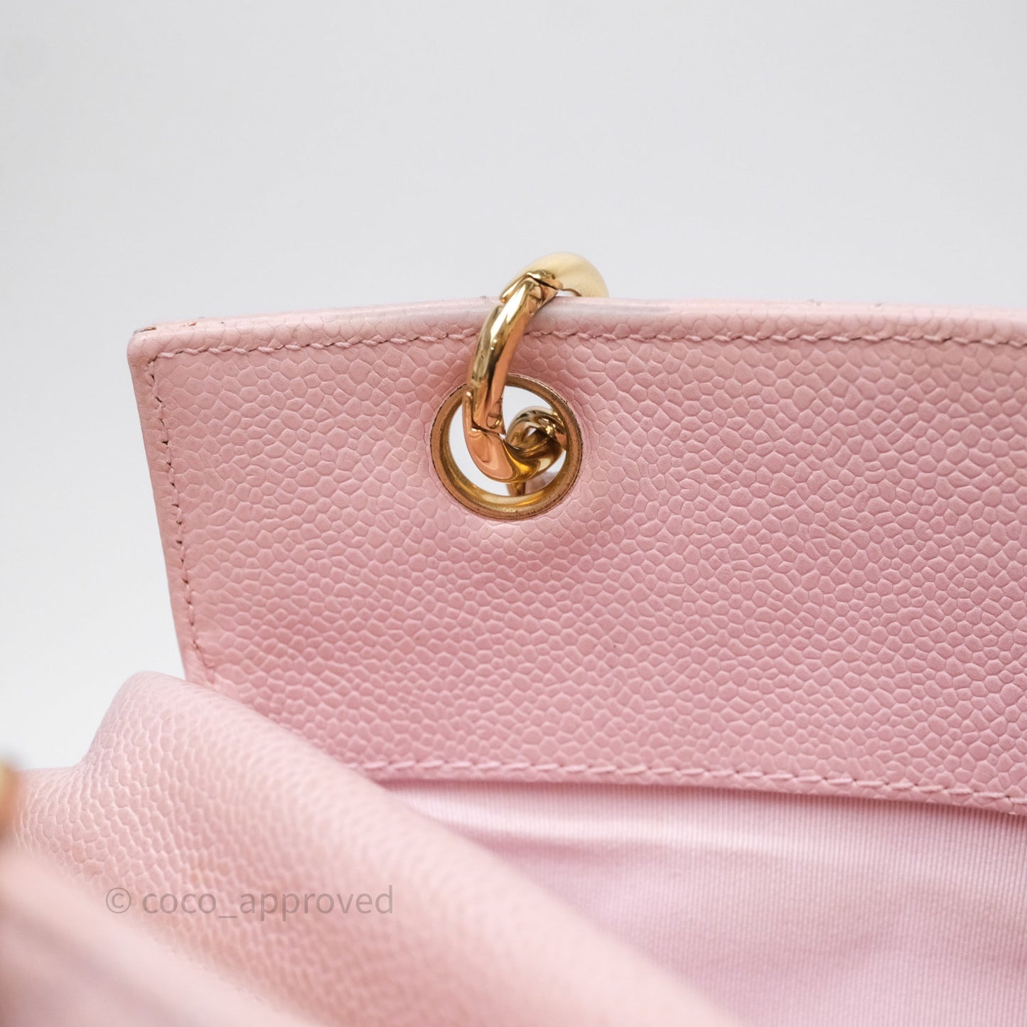 Chanel PTT Petite Timeless Shopping Tote Bag Pink Caviar Gold Hardware