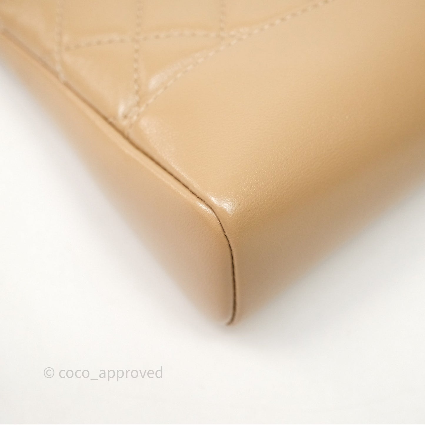 Chanel 31 Mini Beige Shiny Lambskin Gold Hardware