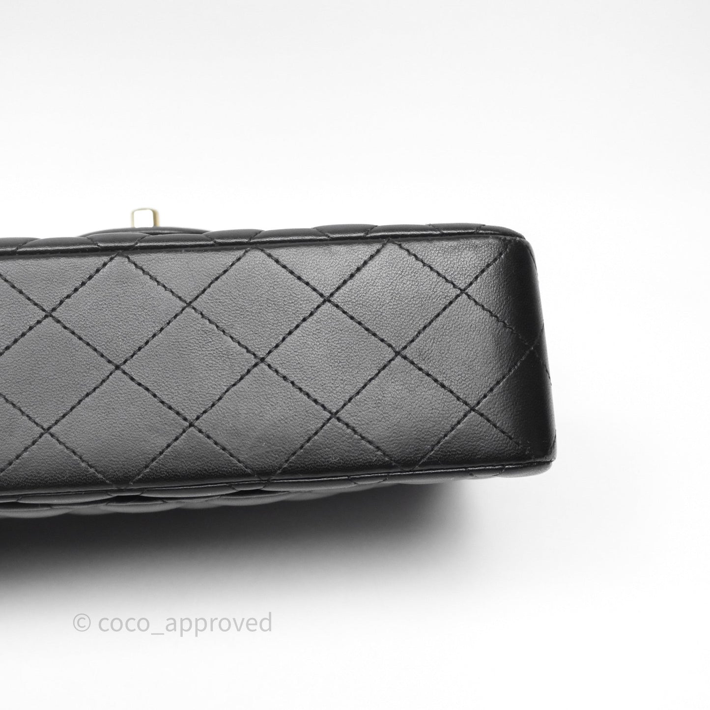 Chanel Small Classic Flap Quilted Black Lambskin Gold Hardware