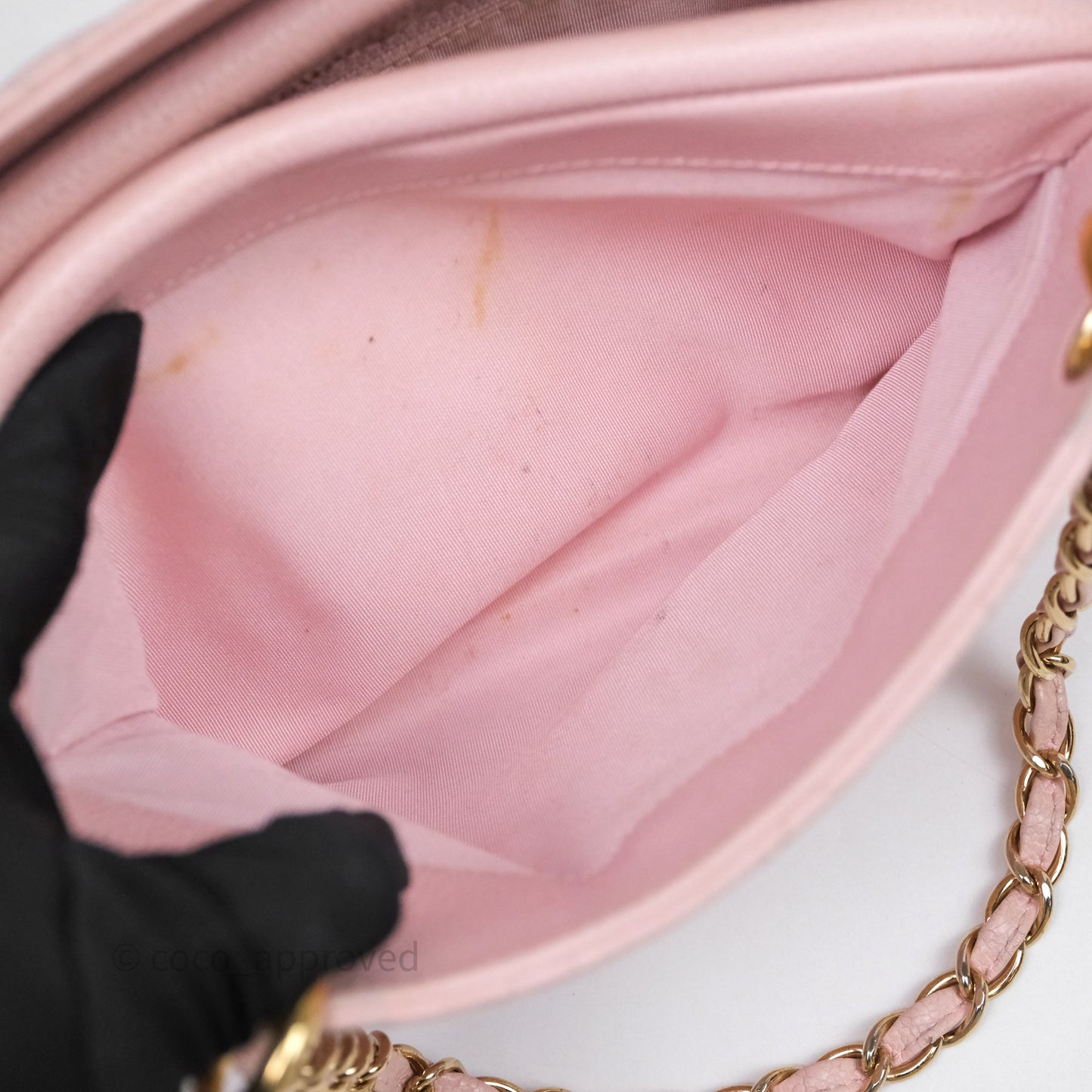 Chanel PTT Petite Timeless Shopping Tote Bag Pink Caviar Gold Hardware