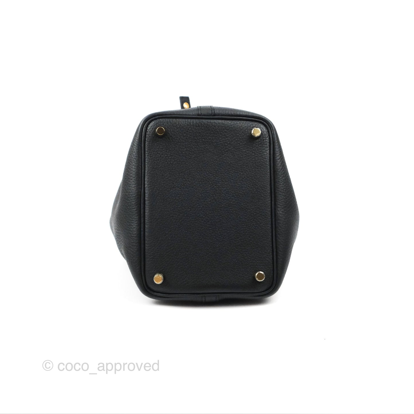 Hermès Picotin Lock 18 Black Taurillon Clemence Gold Hardware
