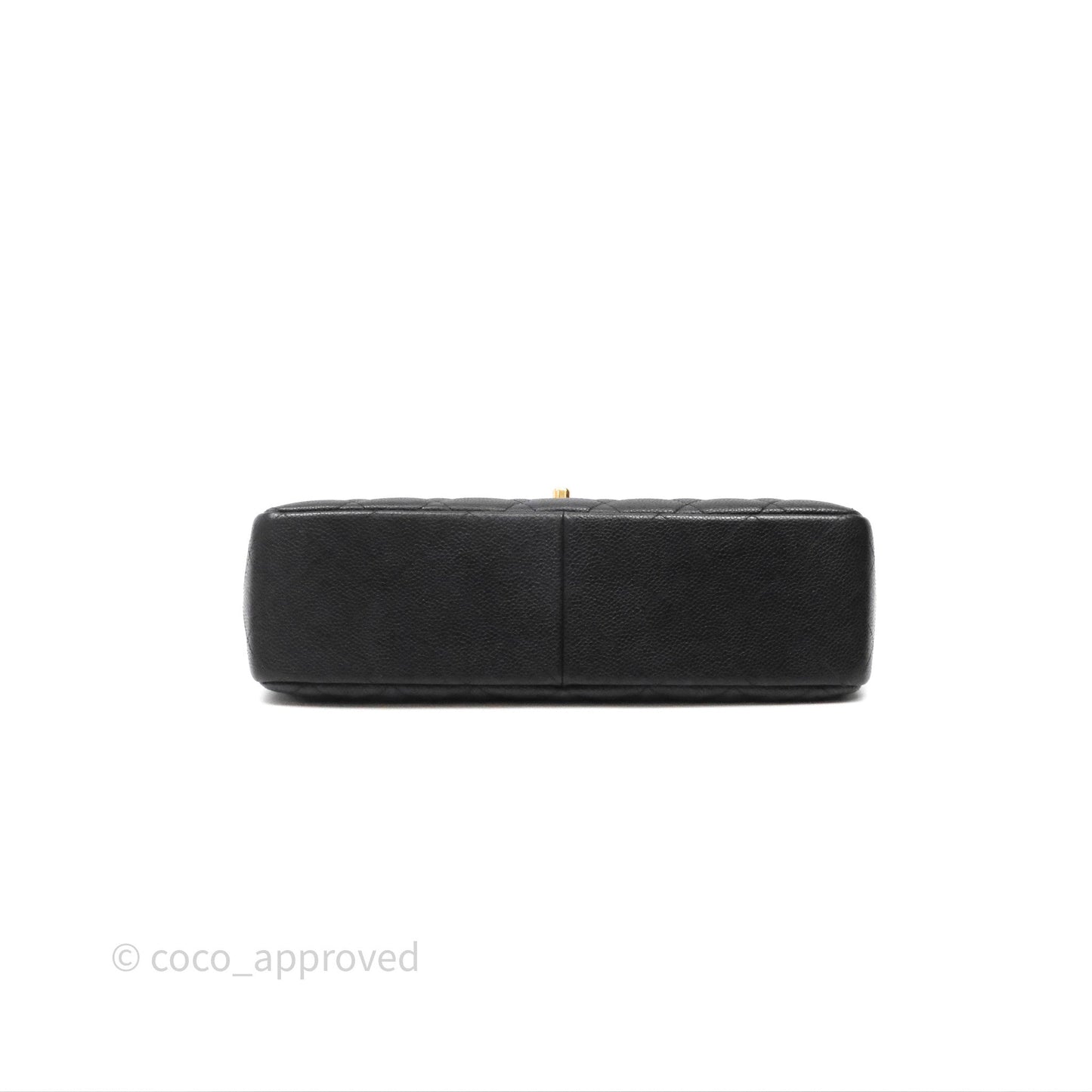 Chanel Jumbo Single Flap Black Caviar Gold Hardware⁣⁣