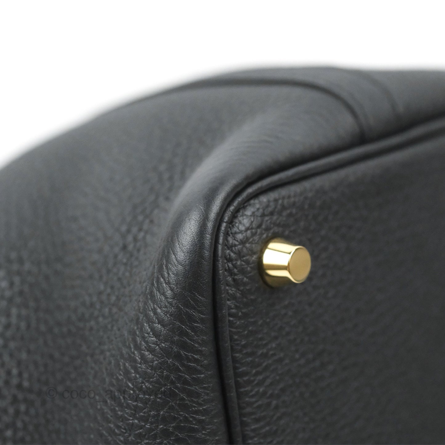Hermès Picotin Lock 18 Black Taurillon Clemence Gold Hardware