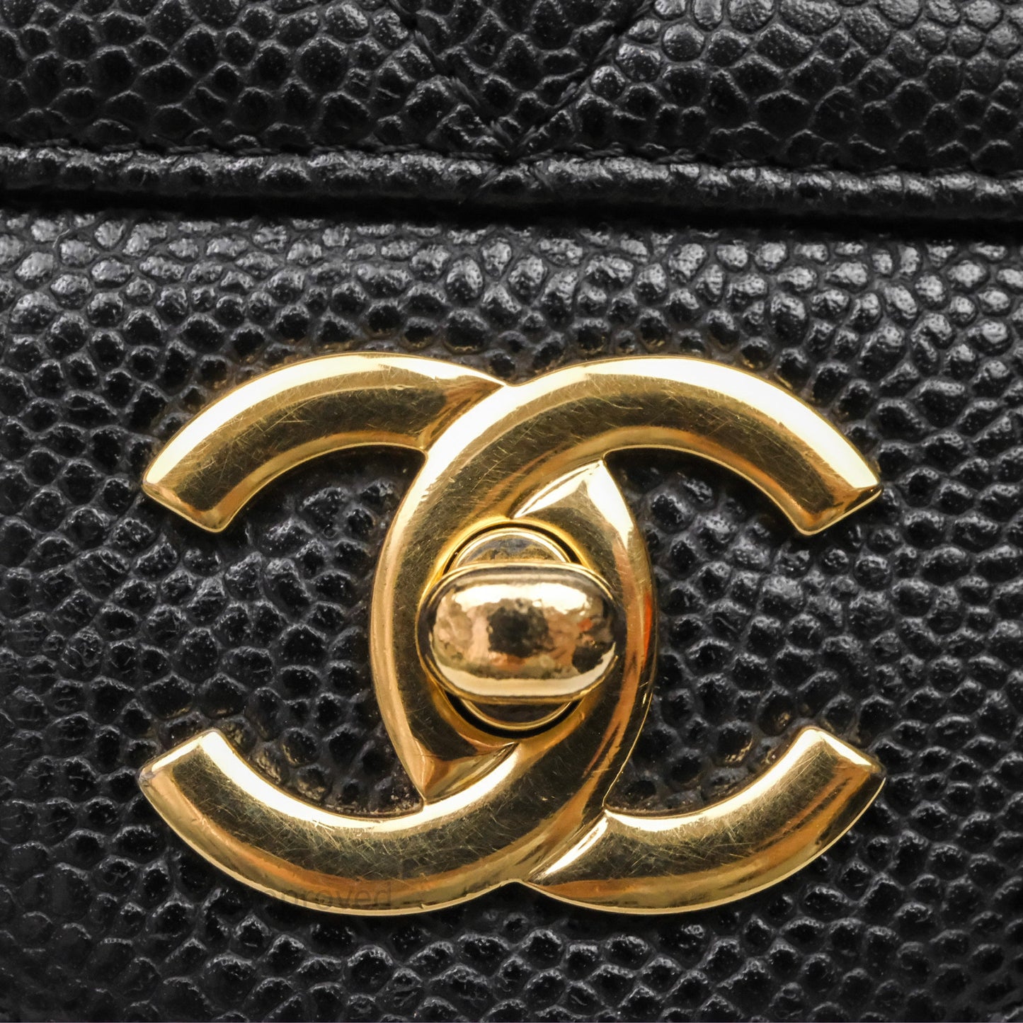 Chanel Jumbo Single Flap Black Caviar Gold Hardware⁣⁣