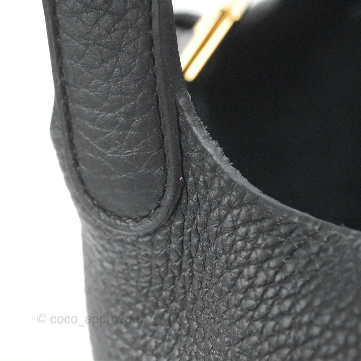 Hermès Picotin Lock 18 Black Taurillon Clemence Gold Hardware