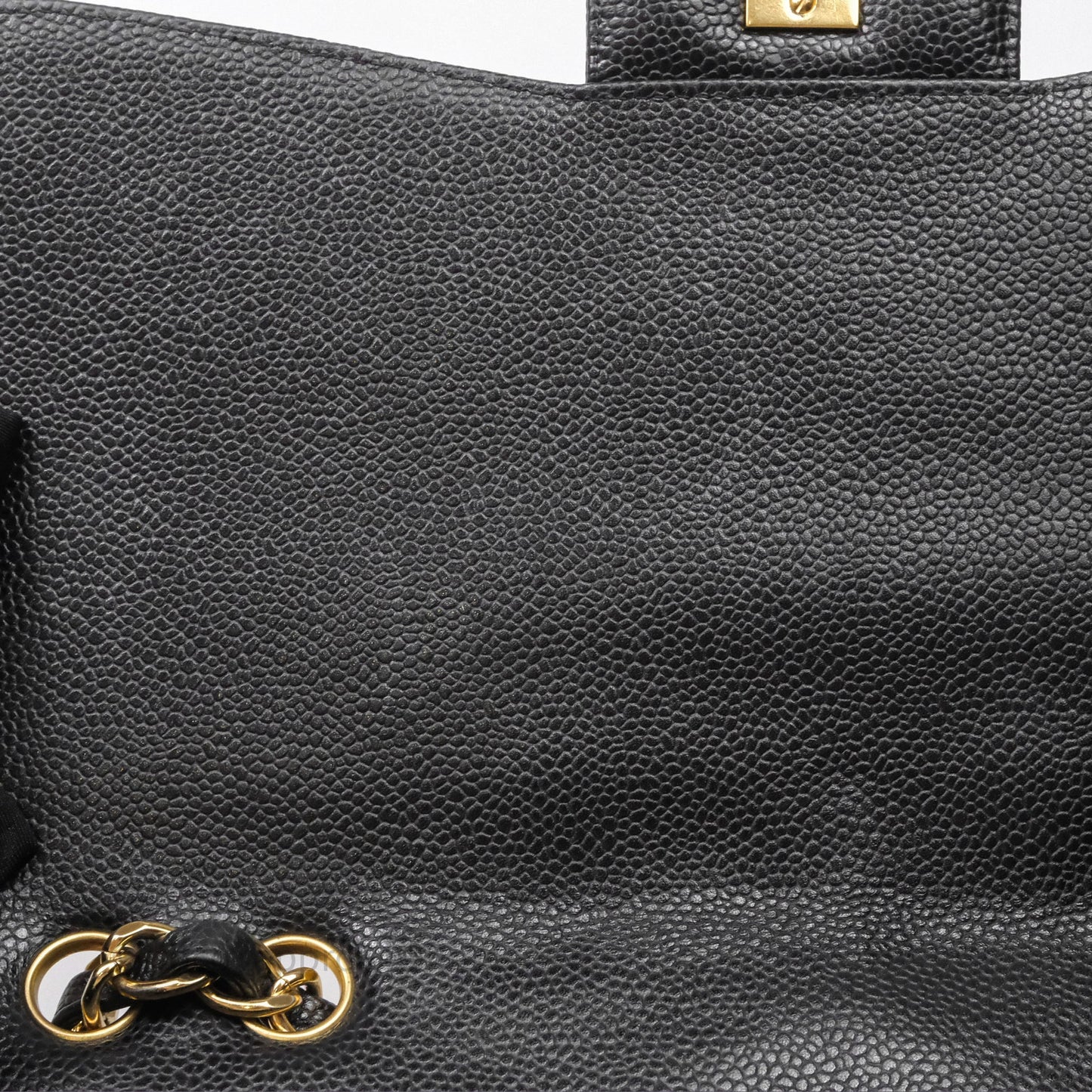 Chanel Jumbo Single Flap Black Caviar Gold Hardware⁣⁣