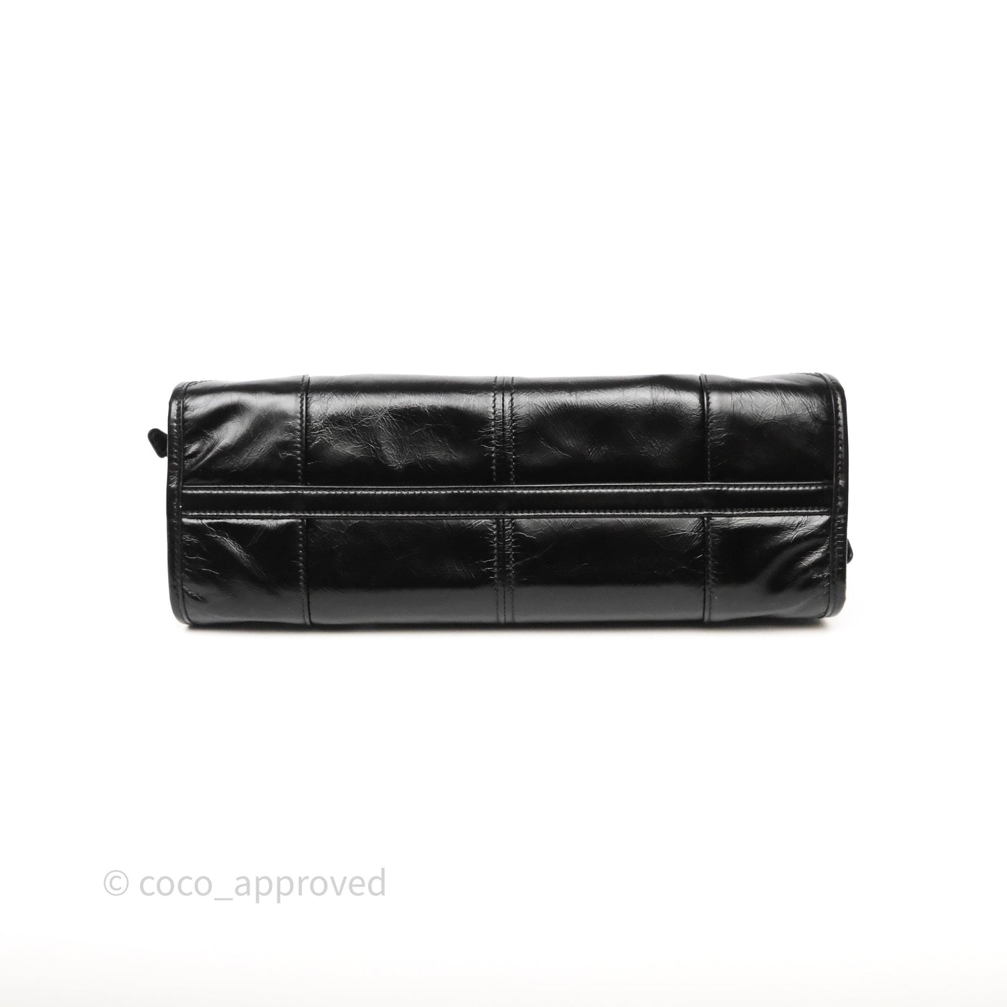 Prada Bonnie Medium Leather Handbag Black