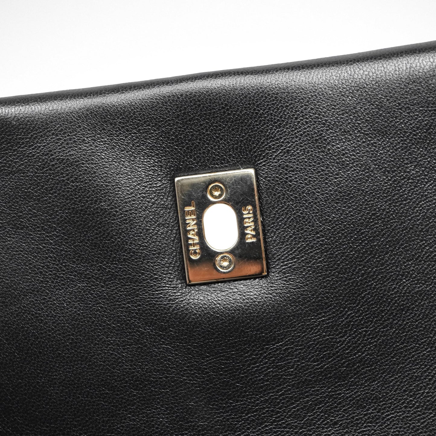 Chanel Small Entwined Chain Flap Black Lambskin Gold Hardware