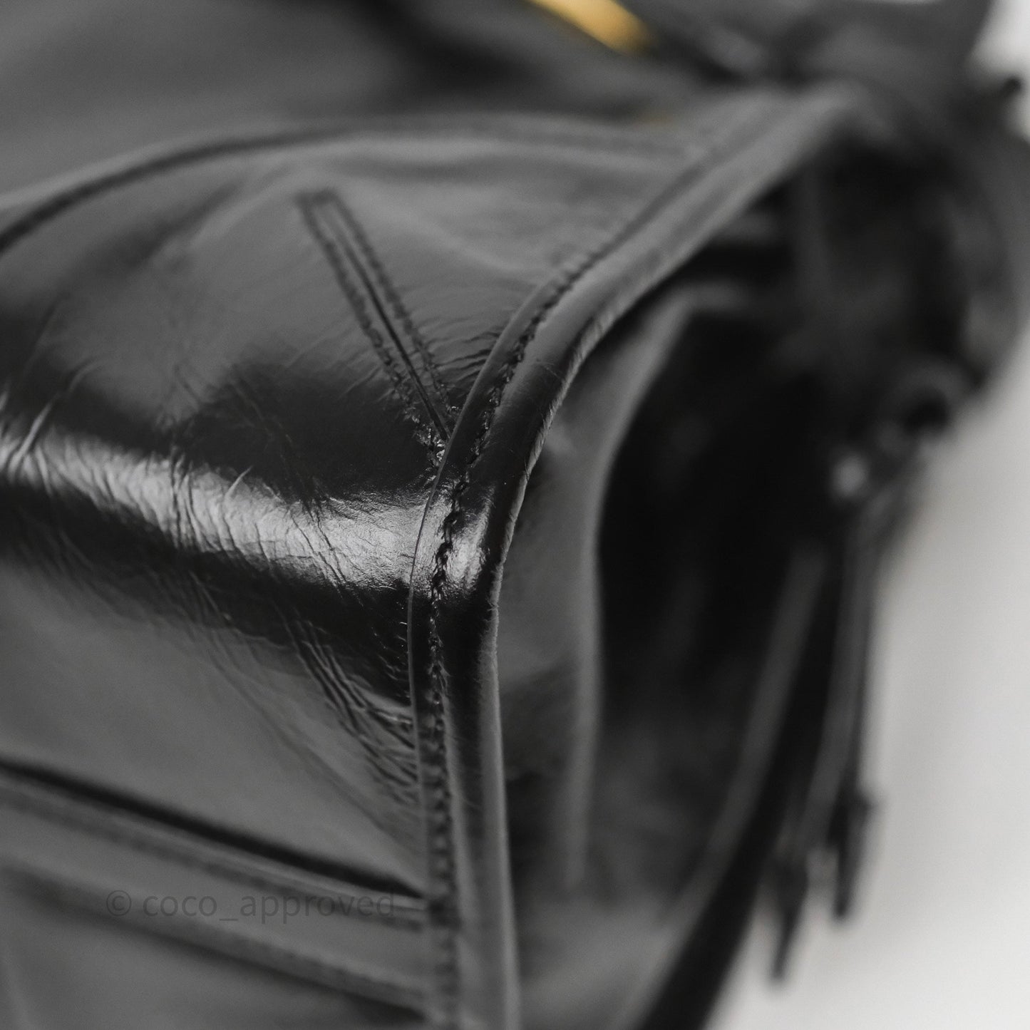 Prada Bonnie Medium Leather Handbag Black