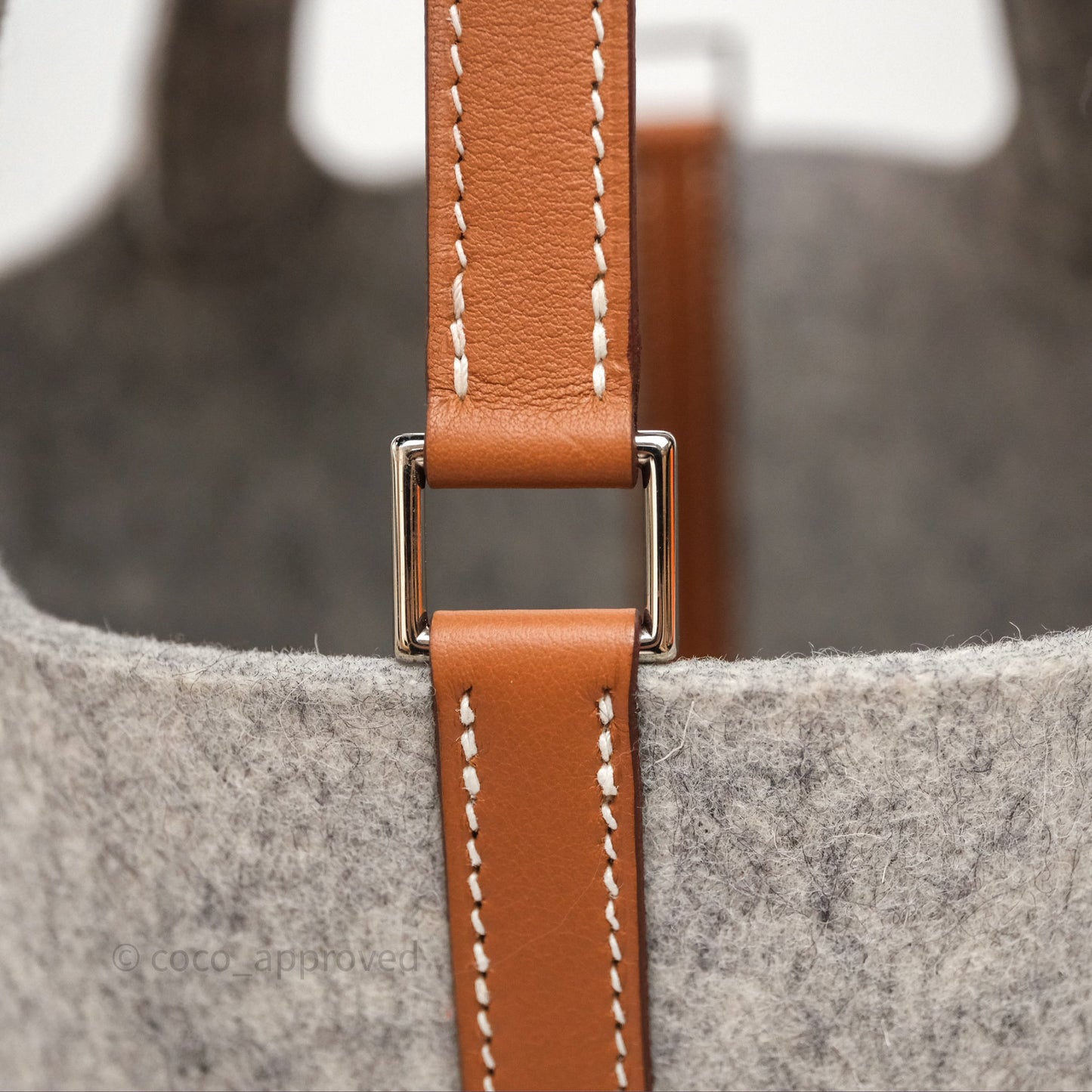 Hermès Picotin 18 Gris Clair/ Gold Wool Feutre Swift Palladium Hardware