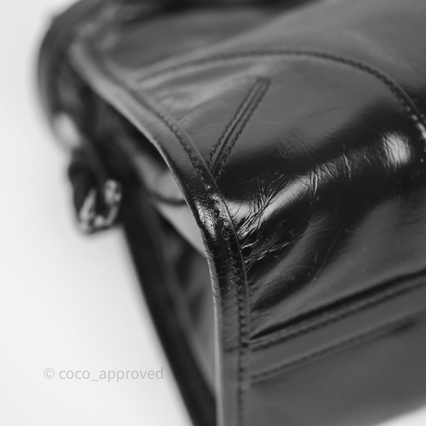 Prada Bonnie Medium Leather Handbag Black