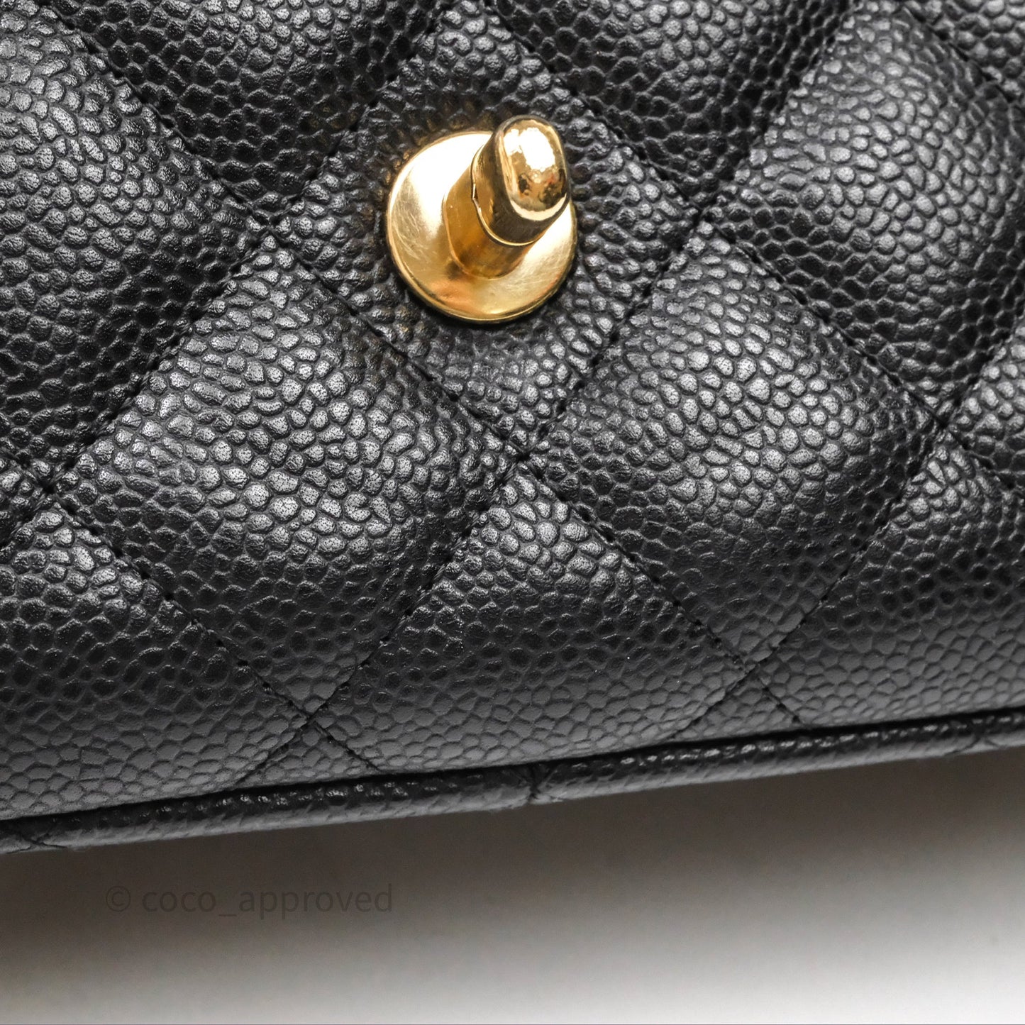 Chanel Jumbo Single Flap Black Caviar Gold Hardware⁣⁣
