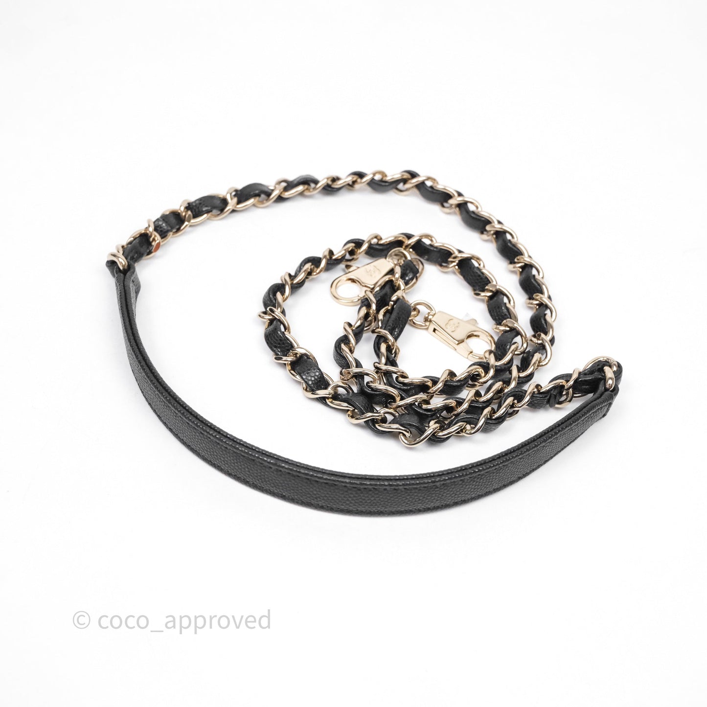 Chanel Quilted Top Handle Vanity Case Black Caviar Gold Hardware