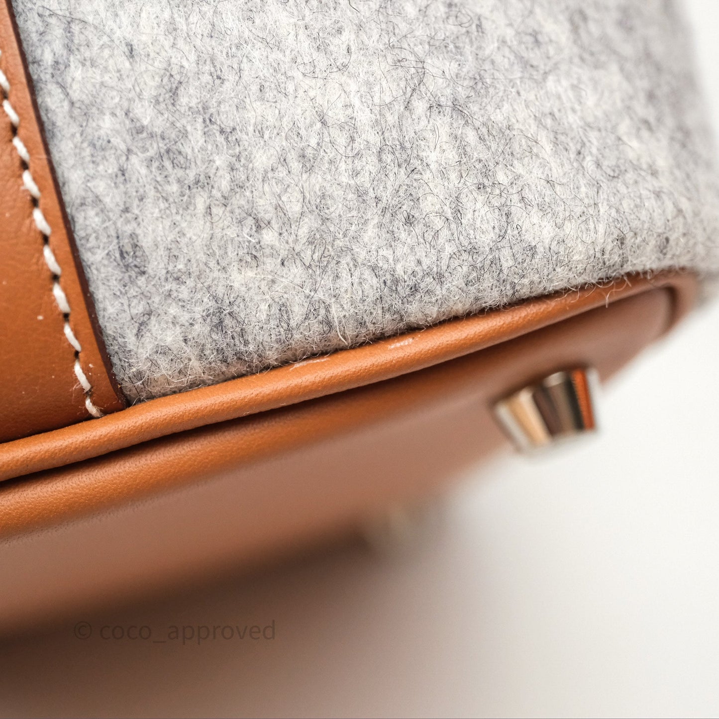 Hermès Picotin 18 Gris Clair/ Gold Wool Feutre Swift Palladium Hardware