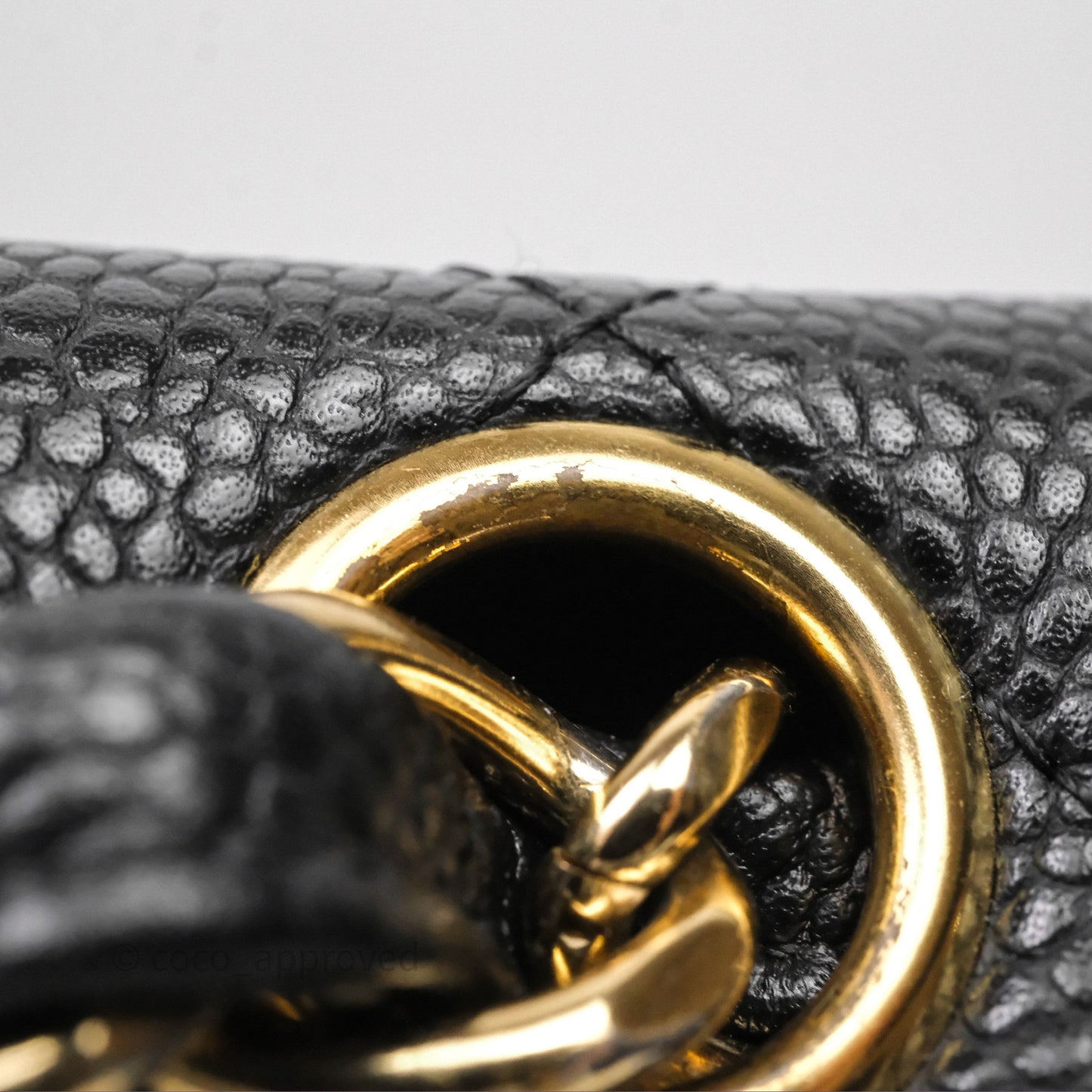 Chanel Jumbo Single Flap Black Caviar Gold Hardware⁣⁣
