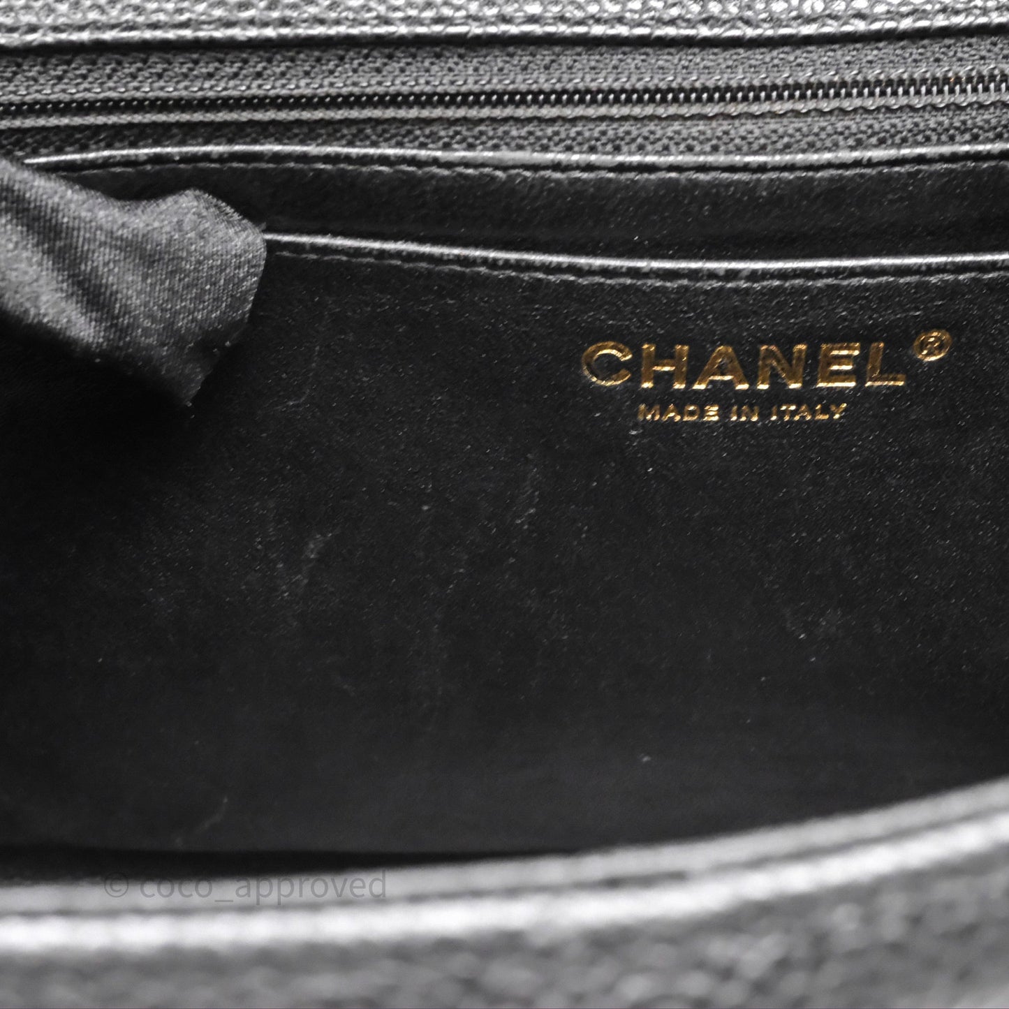 Chanel Jumbo Single Flap Black Caviar Gold Hardware⁣⁣