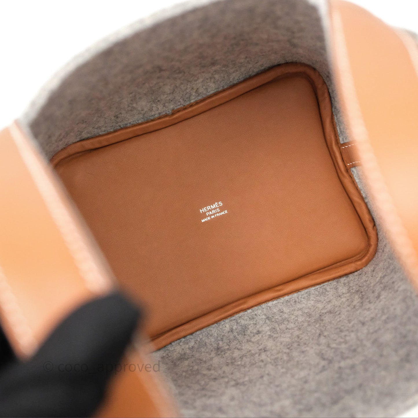 Hermès Picotin 18 Gris Clair/ Gold Wool Feutre Swift Palladium Hardware