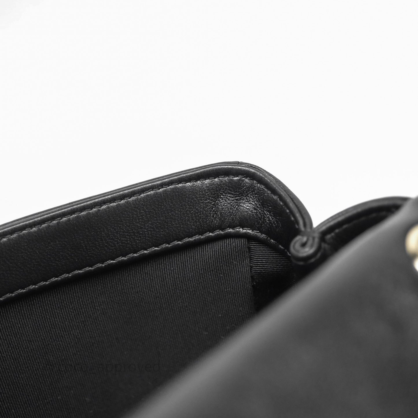 Chanel Small Entwined Chain Flap Black Lambskin Gold Hardware