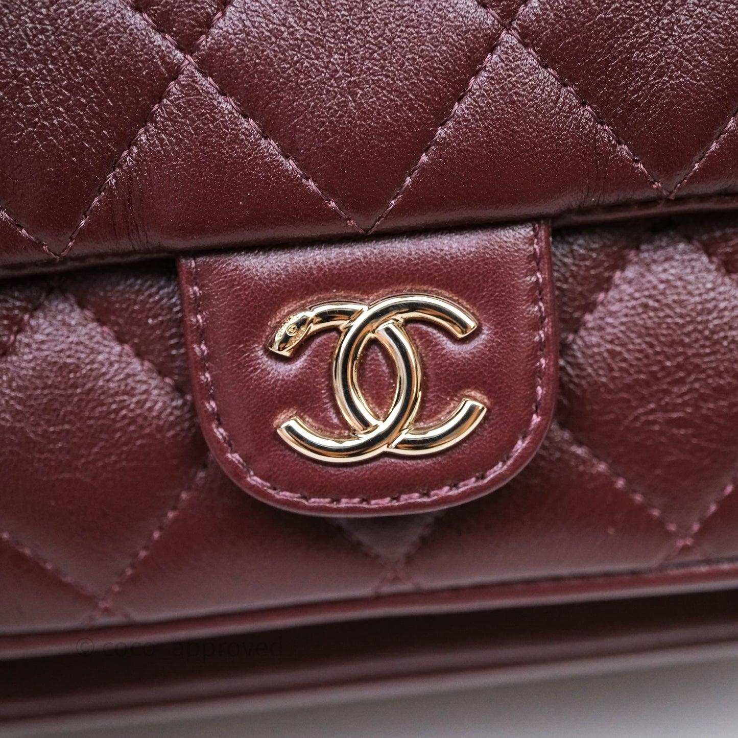 Chanel Quilted Large Duma Drawstring Backpack Bordeaux Calfskin Light Gold Hardware