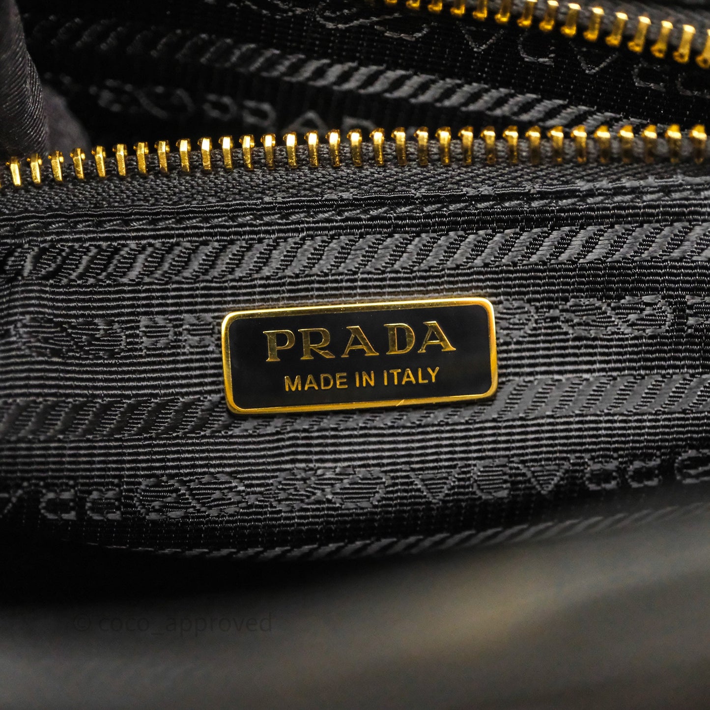 Prada Bonnie Medium Leather Handbag Black