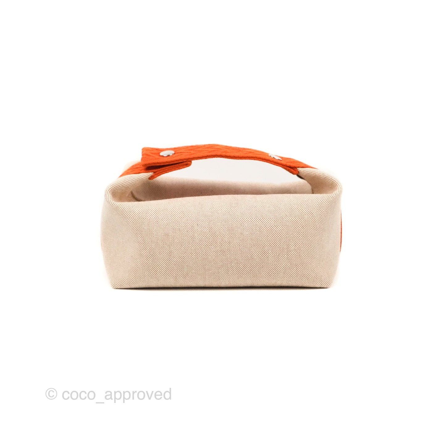 Hermès Small Bride-A-Brac Natural Orange Canvas
