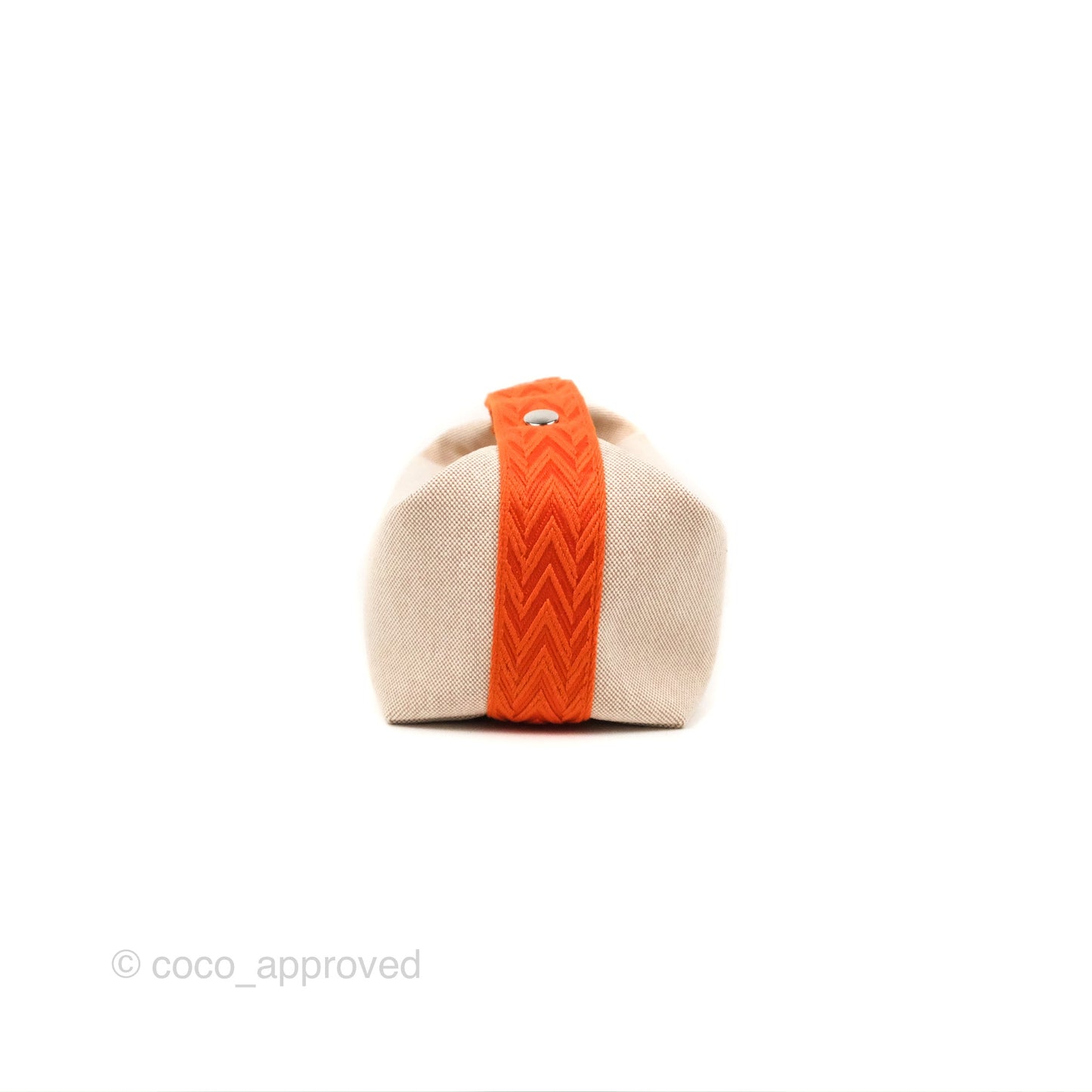 Hermès Small Bride-A-Brac Natural Orange Canvas