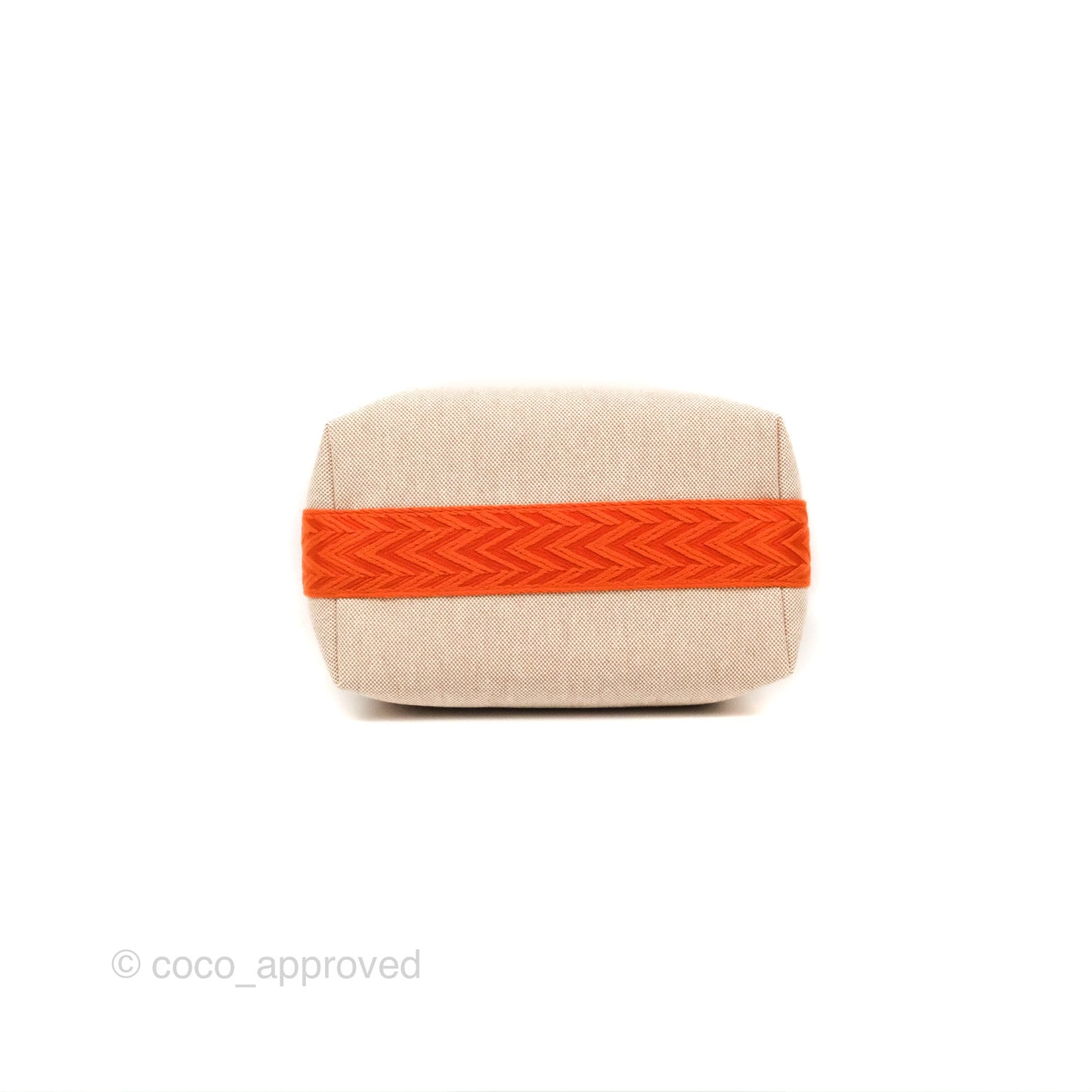 Hermès Small Bride-A-Brac Natural Orange Canvas