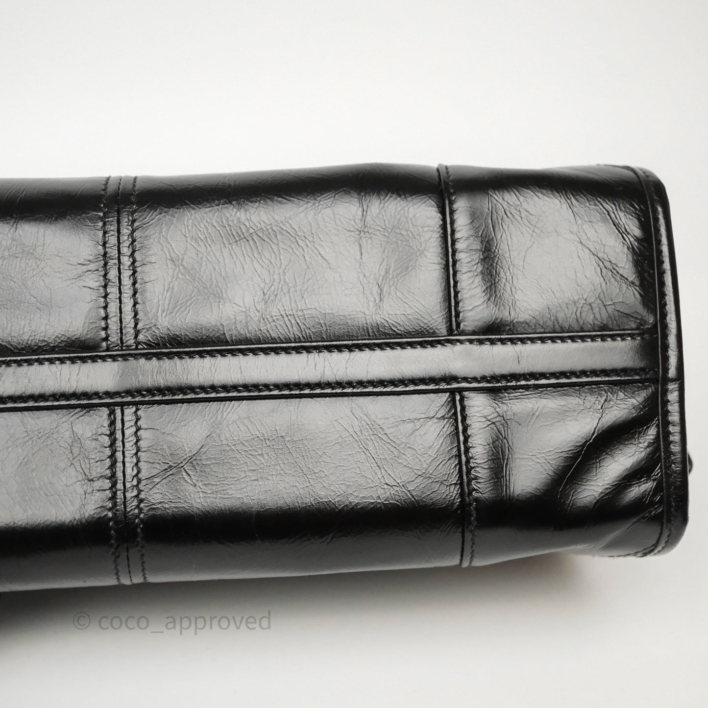Prada Bonnie Medium Leather Handbag Black
